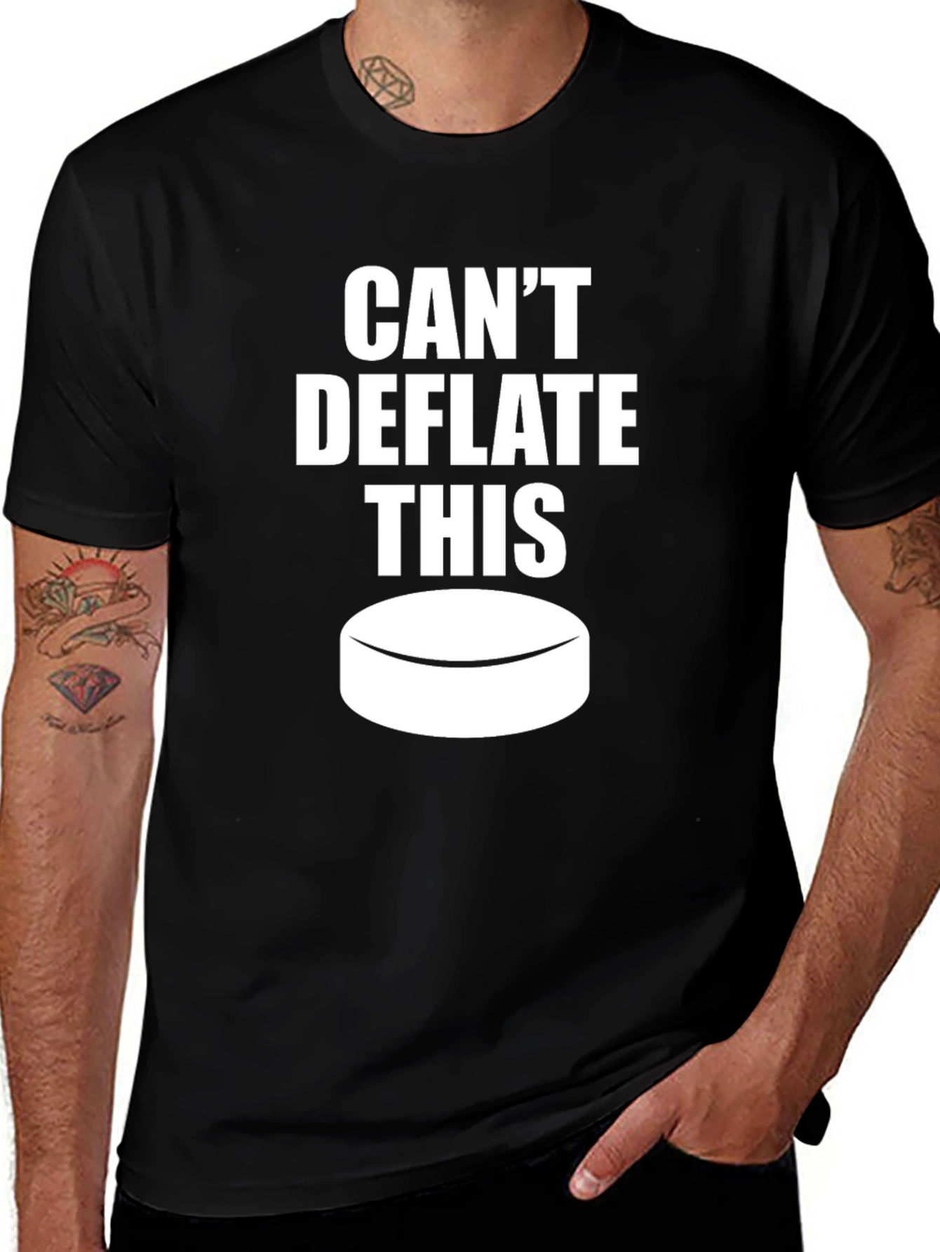 Cant Deflate This Hockey Puck T-Shirt