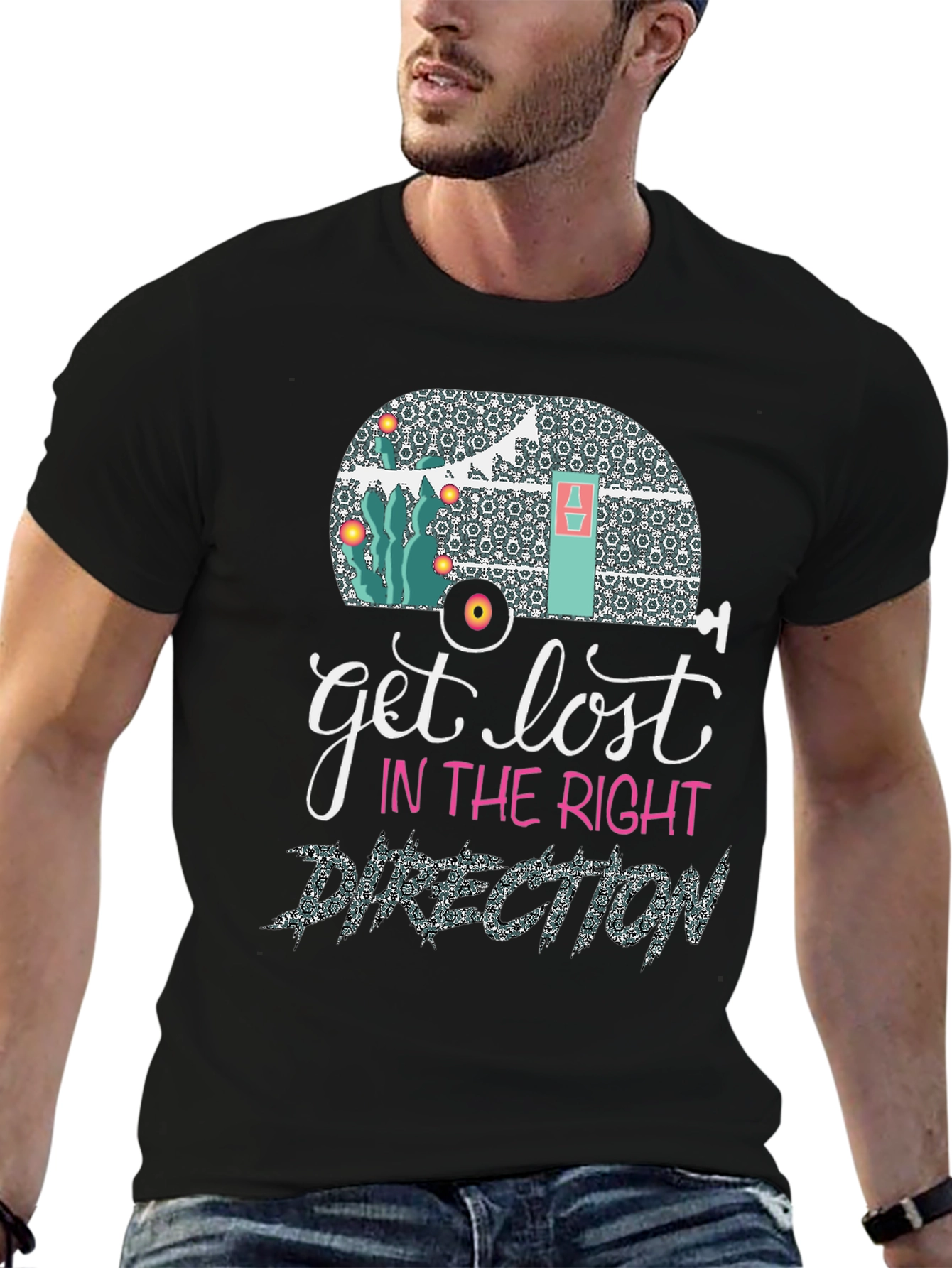 Get Lost in the Right Direction Graphic Tee