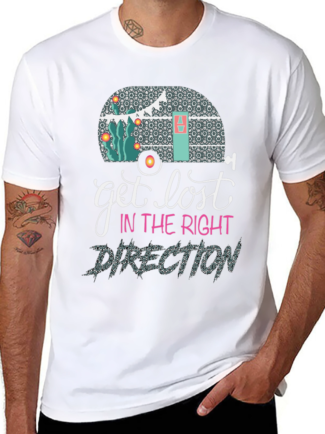 Get Lost in the Right Direction Graphic Tee