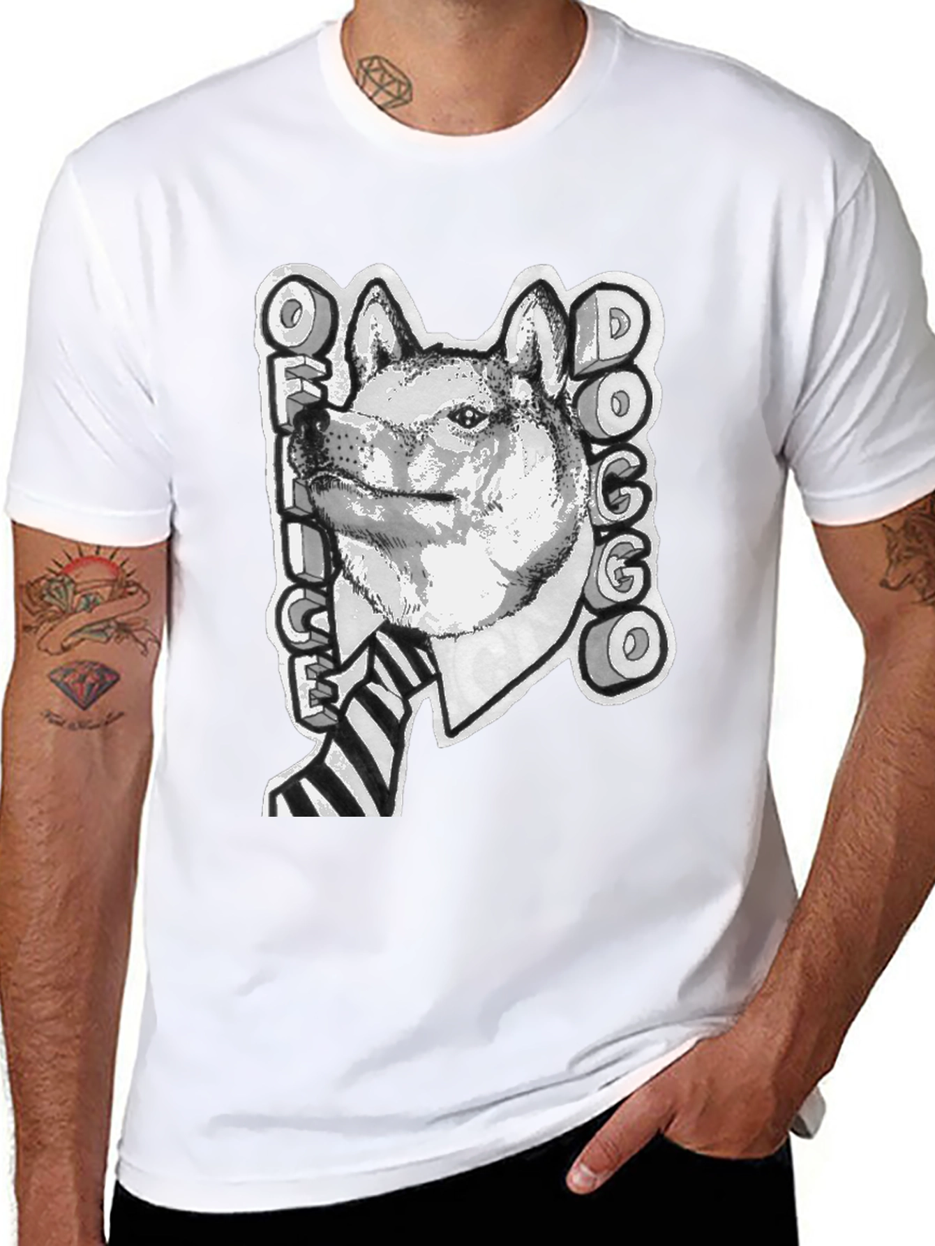 Funny Doge CEO Graphic Tee
