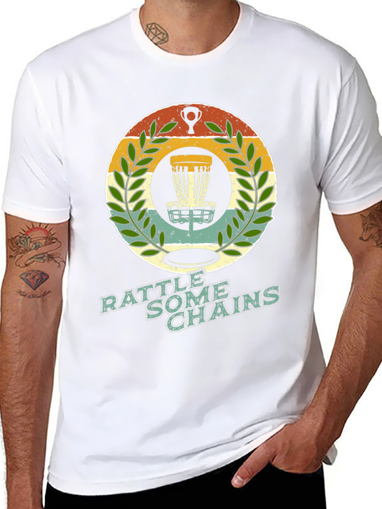 Rattle Some Chains Disc Golf Graphic Tee
