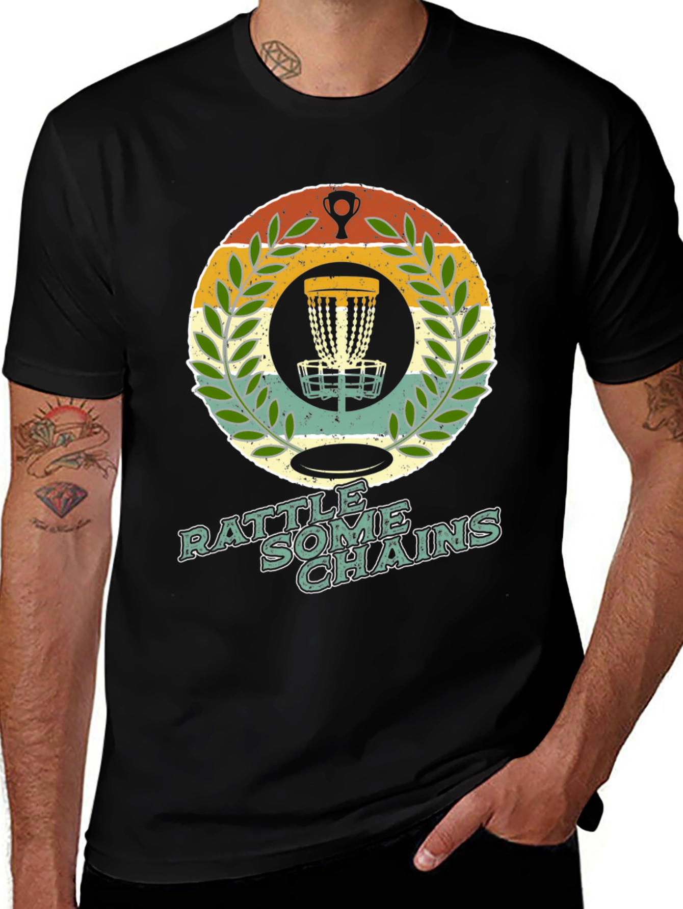 Rattle Some Chains Disc Golf Graphic Tee