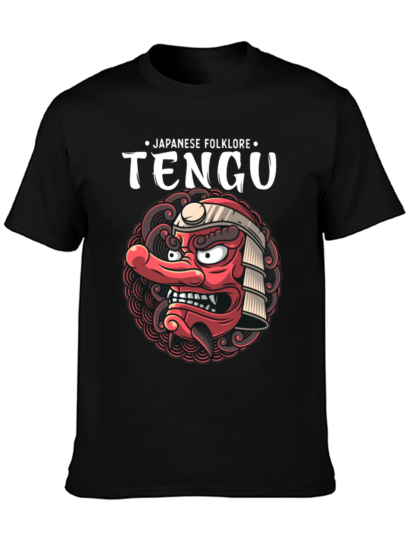 Japanese Folklore Tengu Graphic T-Shirt