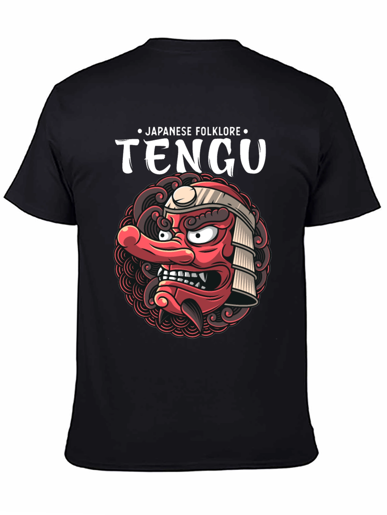 Japanese Folklore Tengu Graphic T-Shirt