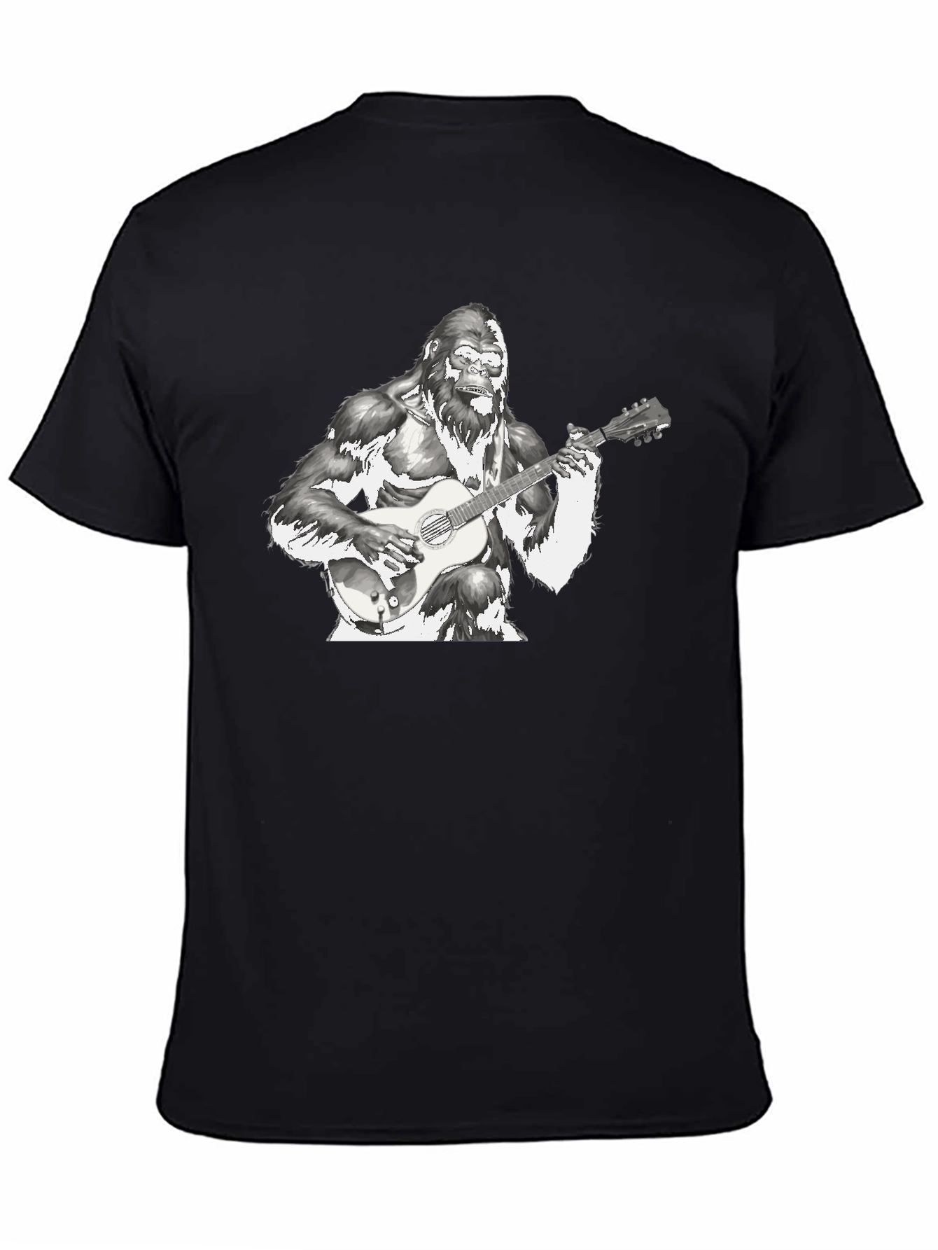 Gorilla Guitarist T-Shirt - Cool Graphic Tee