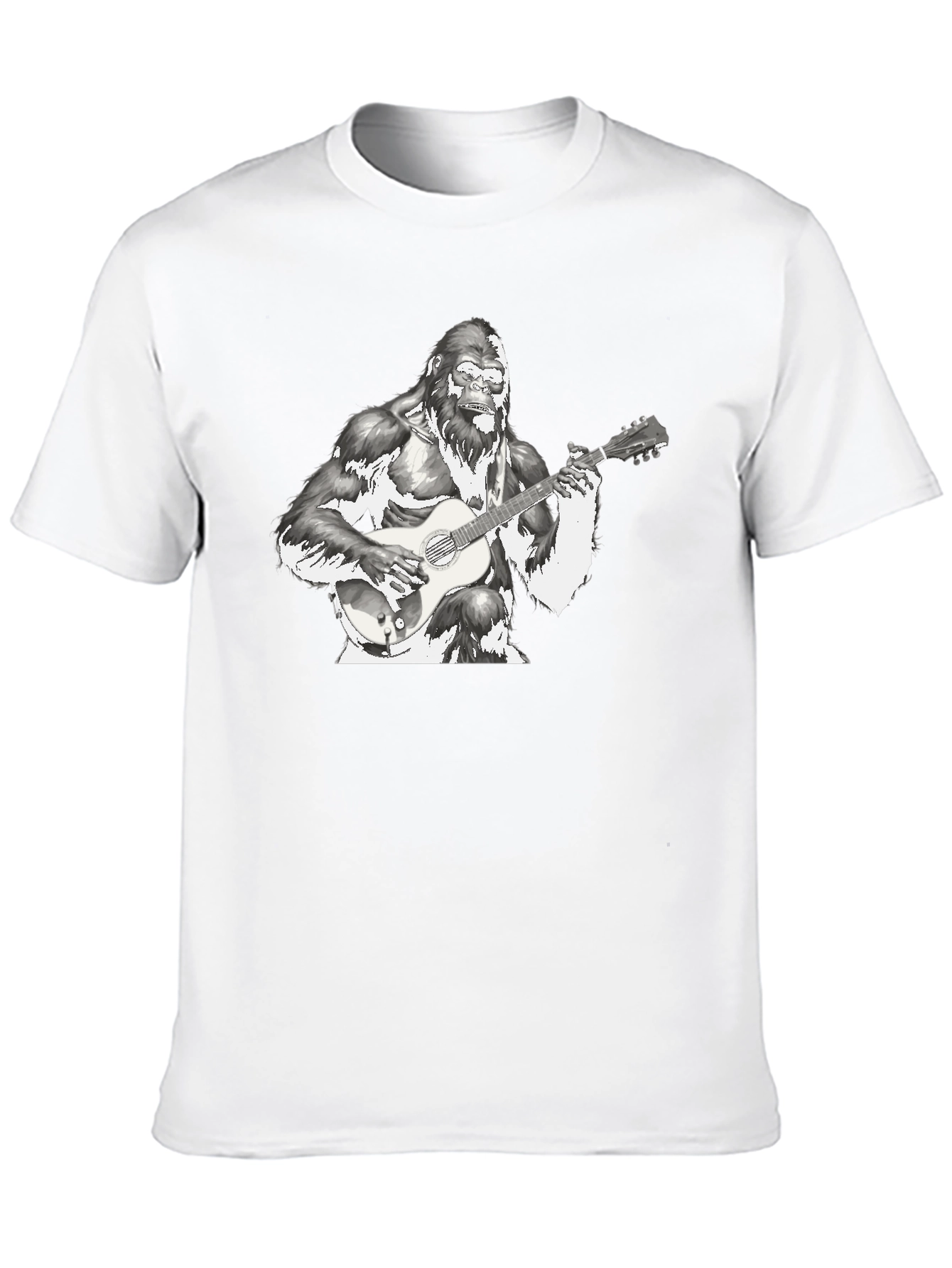 Gorilla Guitarist T-Shirt - Cool Graphic Tee