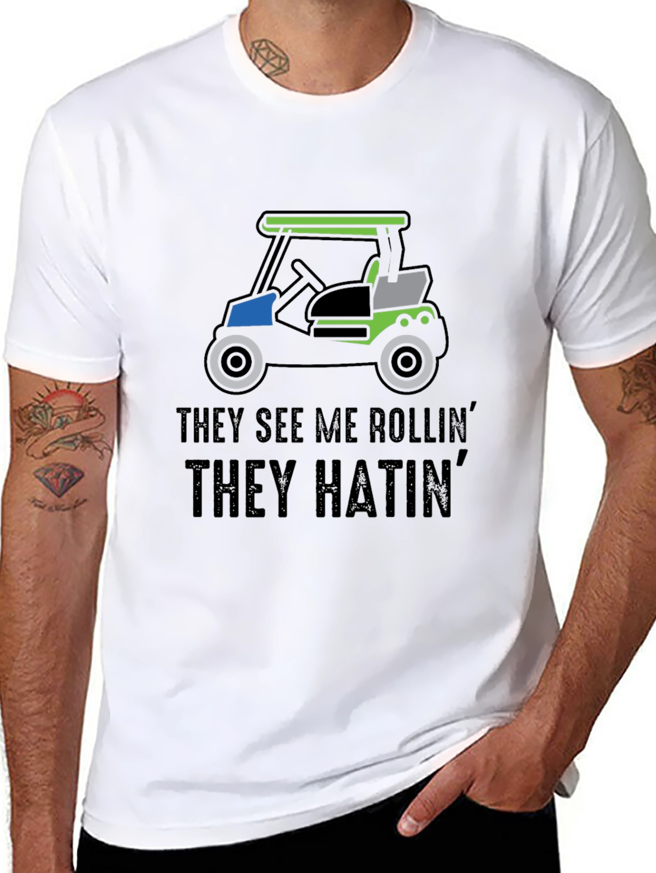 They See Me Rollin Mens Graphic Tee