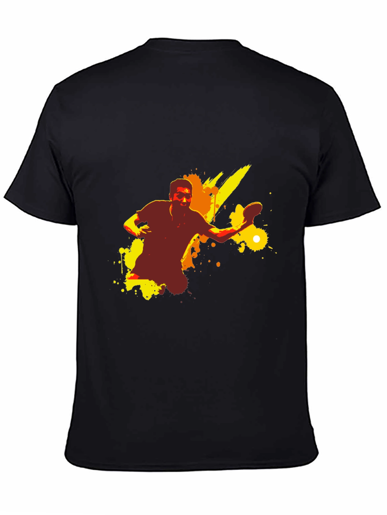 Cool Table Tennis Graphic T-Shirt