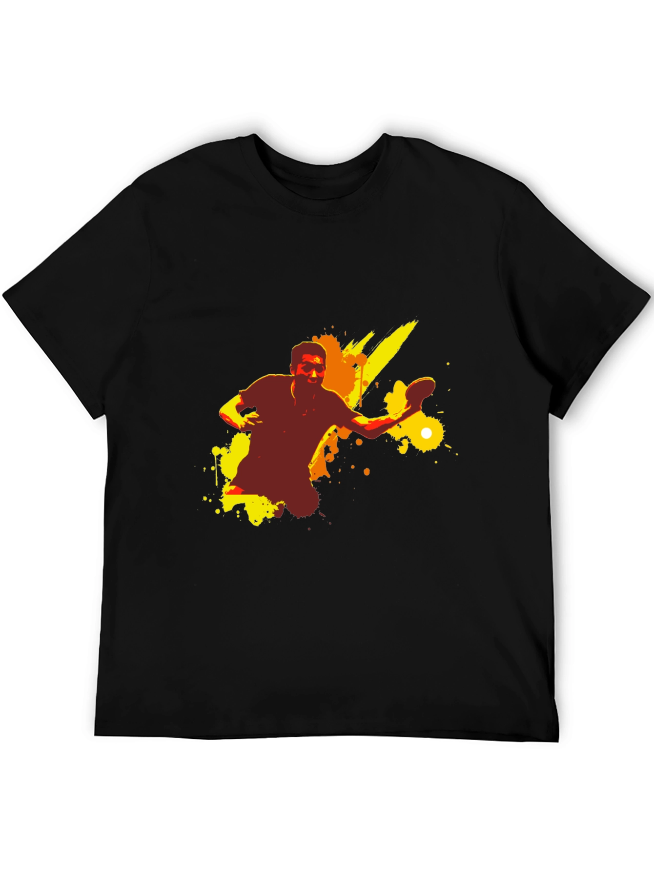 Cool Table Tennis Graphic T-Shirt