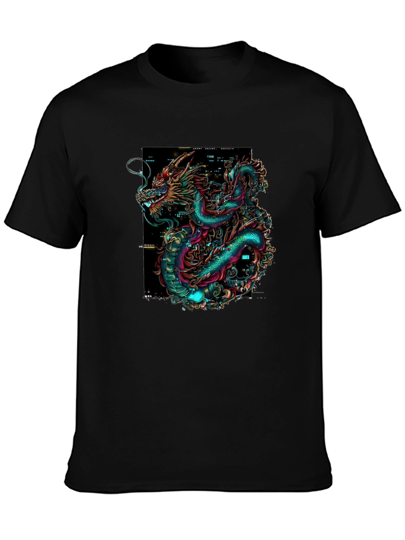 Dragon Graphic Black T-Shirt