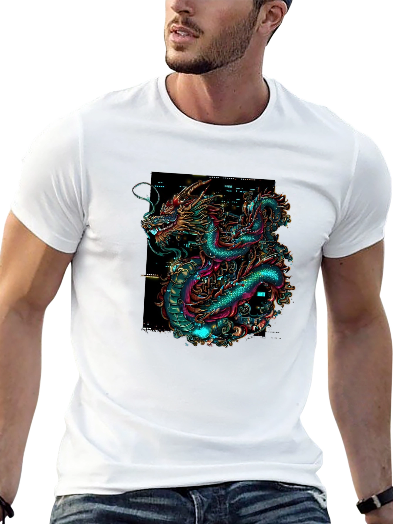 Dragon Graphic Black T-Shirt