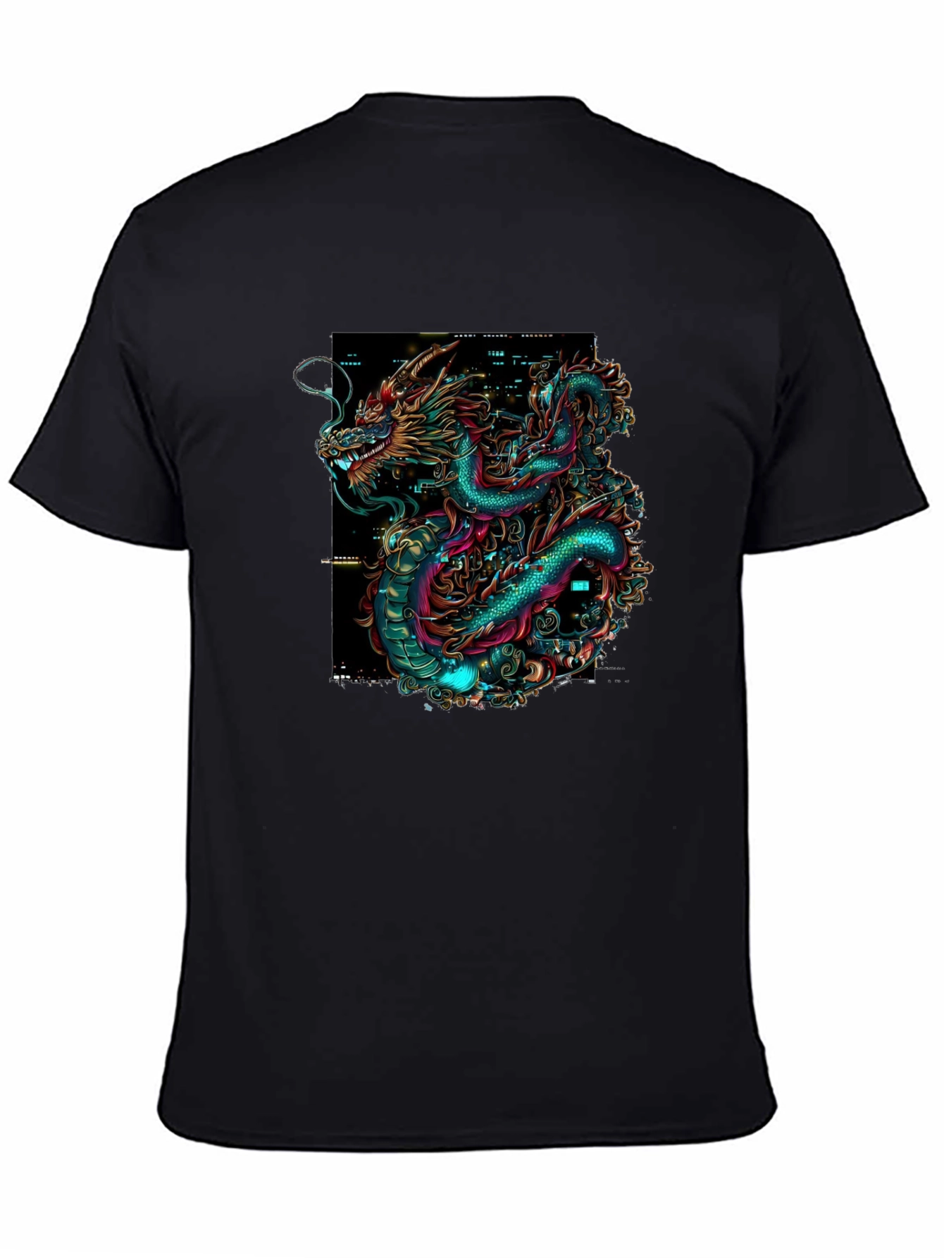 Dragon Graphic Black T-Shirt