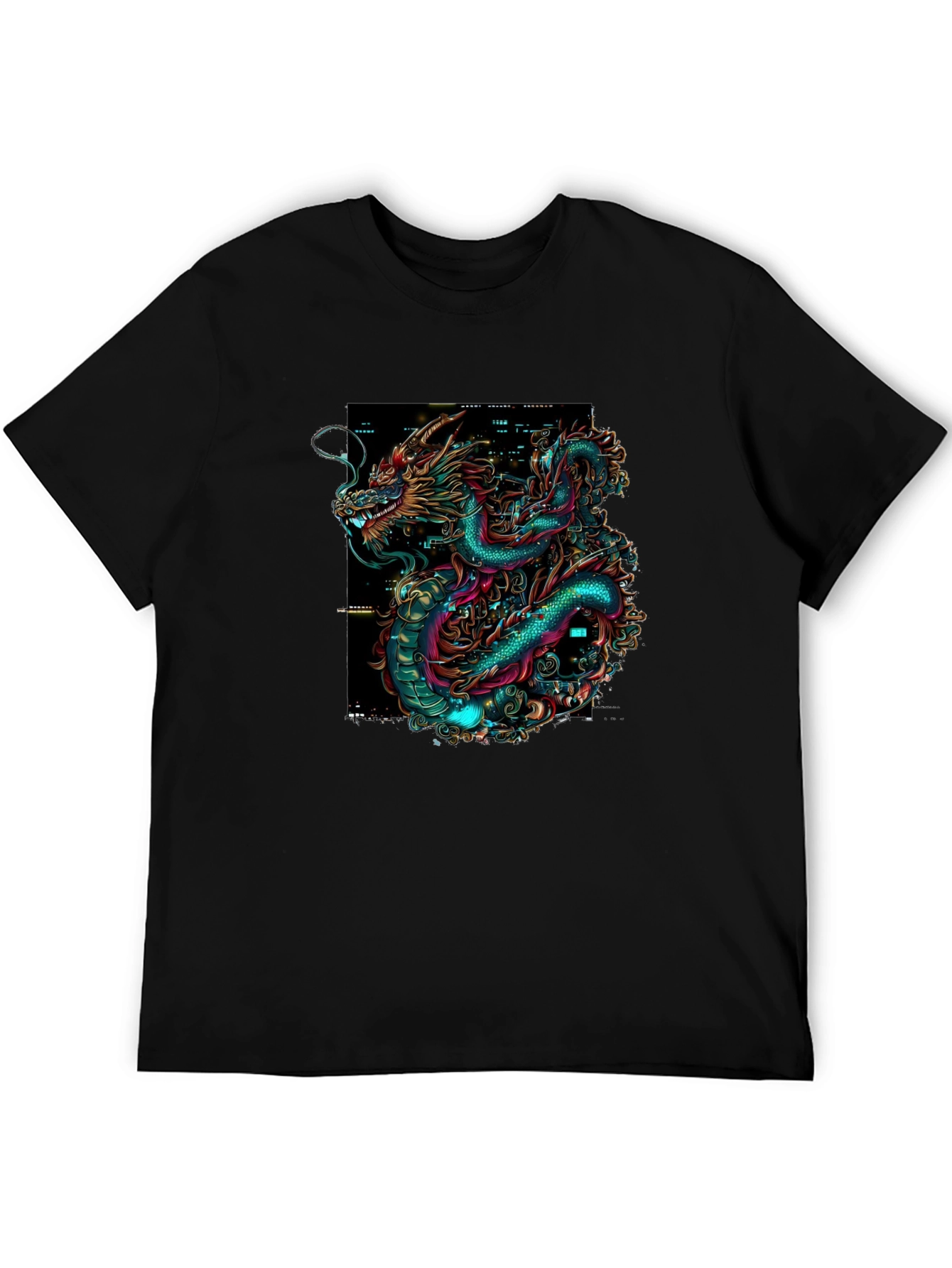 Dragon Graphic Black T-Shirt
