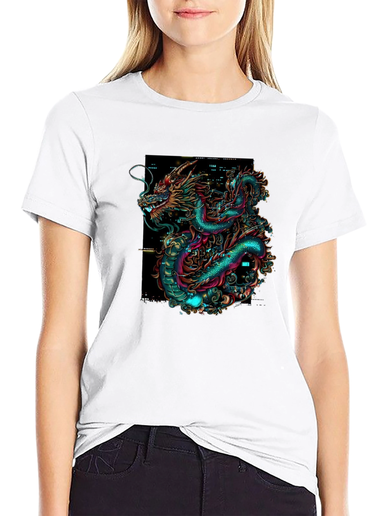 Dragon Graphic Black T-Shirt
