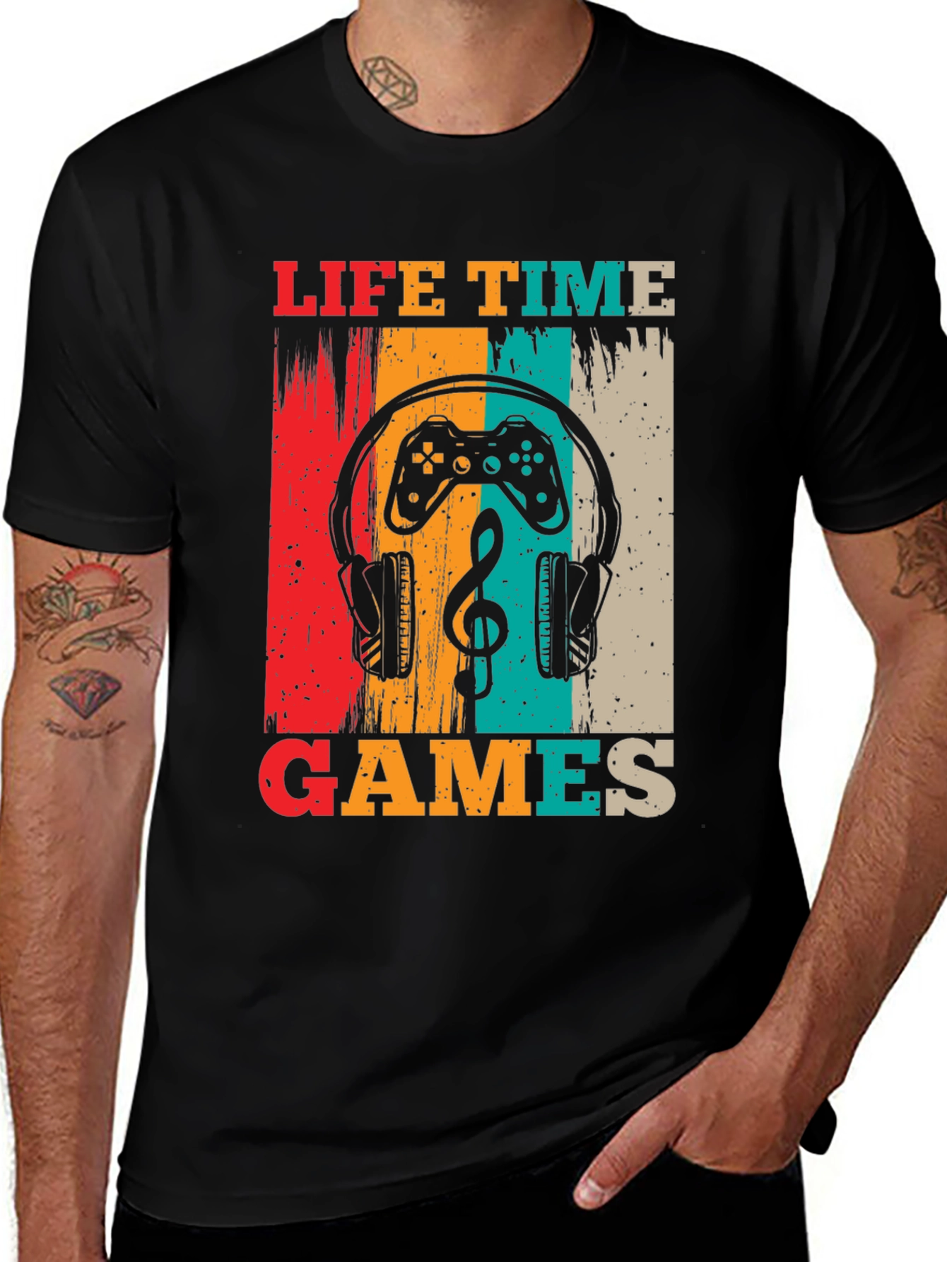 Lifetime Games T-Shirt - Gamer Style
