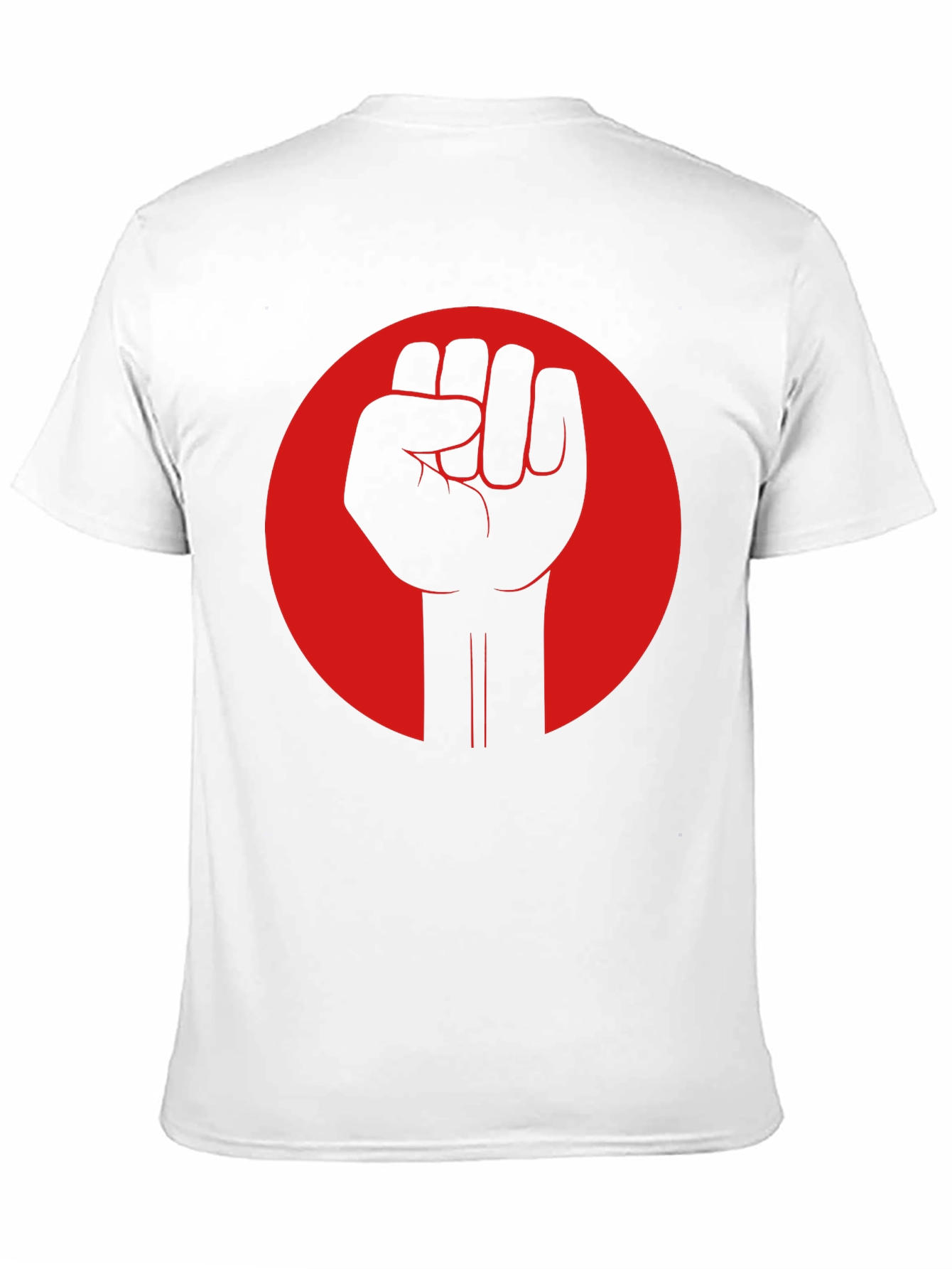 Revolution Fist Graphic Tee - Bold Black Cotton T-Shirt