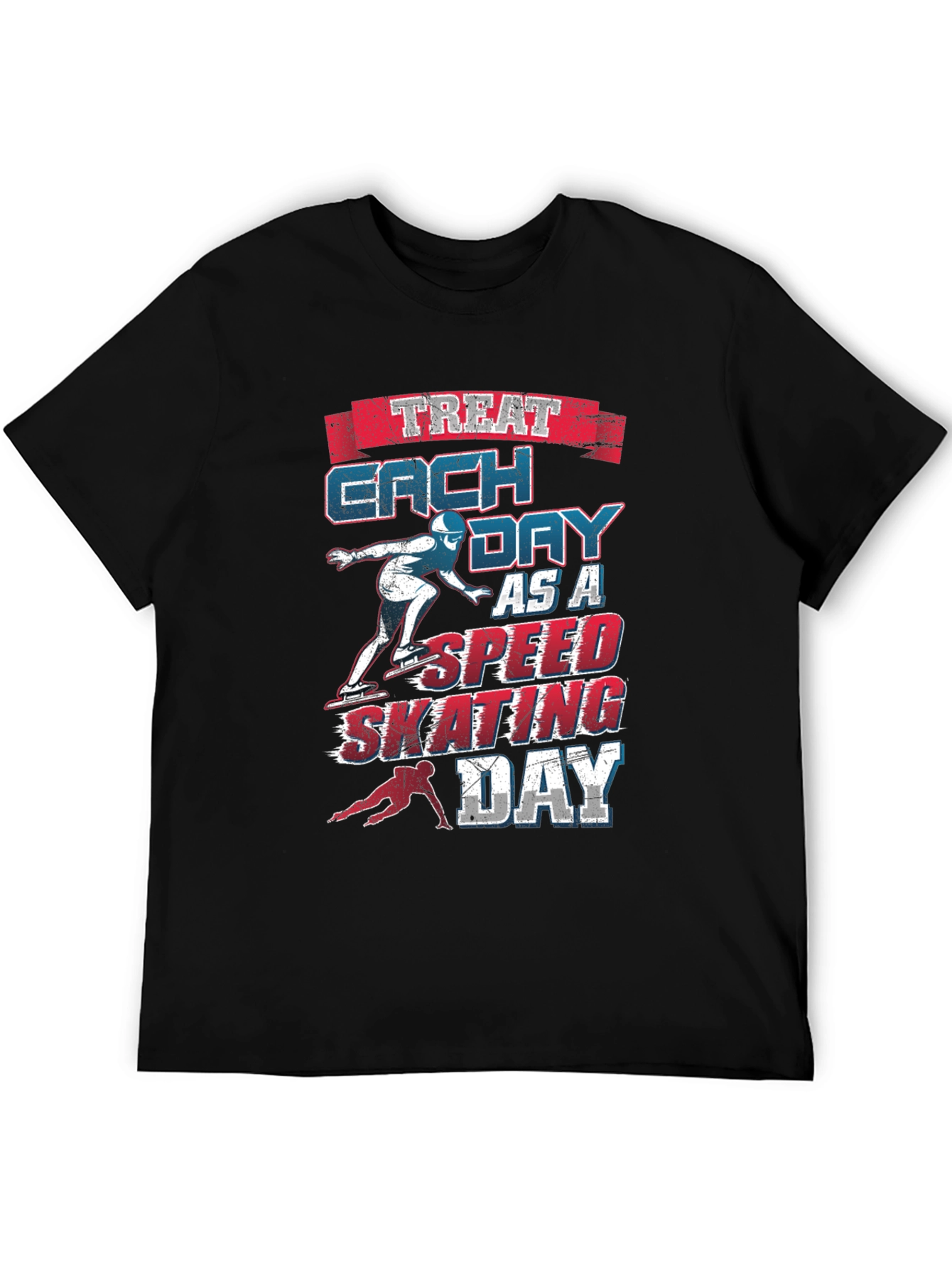 Speed Skating Day Graphic T-Shirt