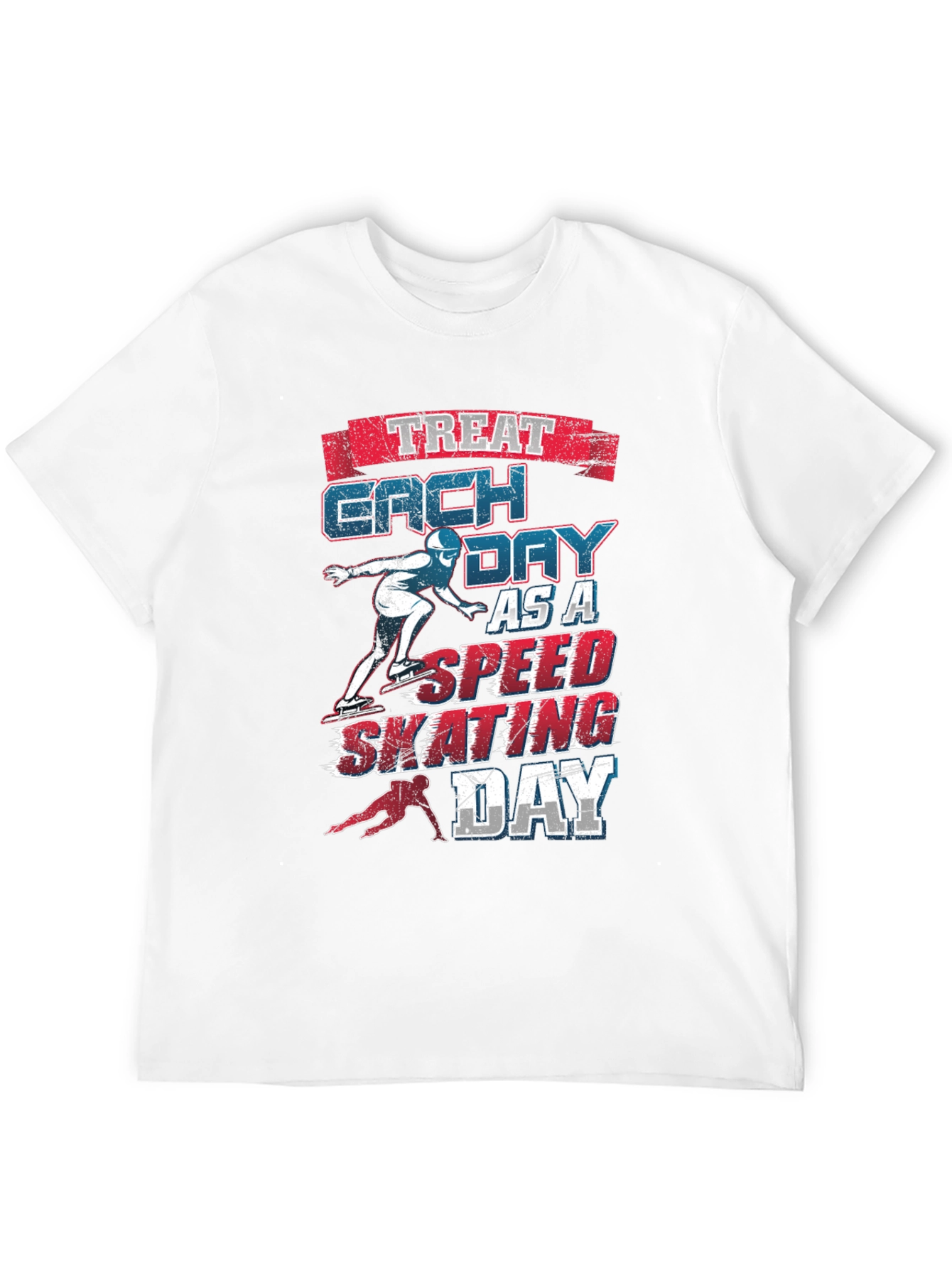 Speed Skating Day Graphic T-Shirt