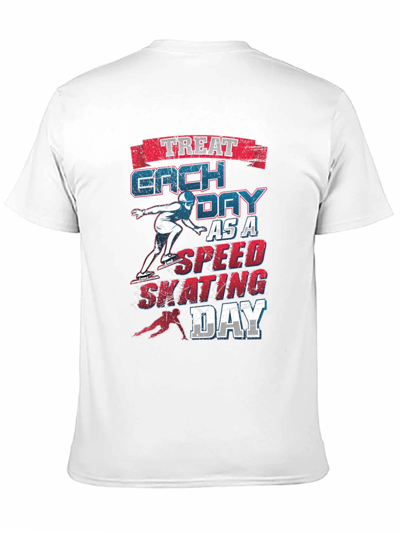 Speed Skating Day Graphic T-Shirt