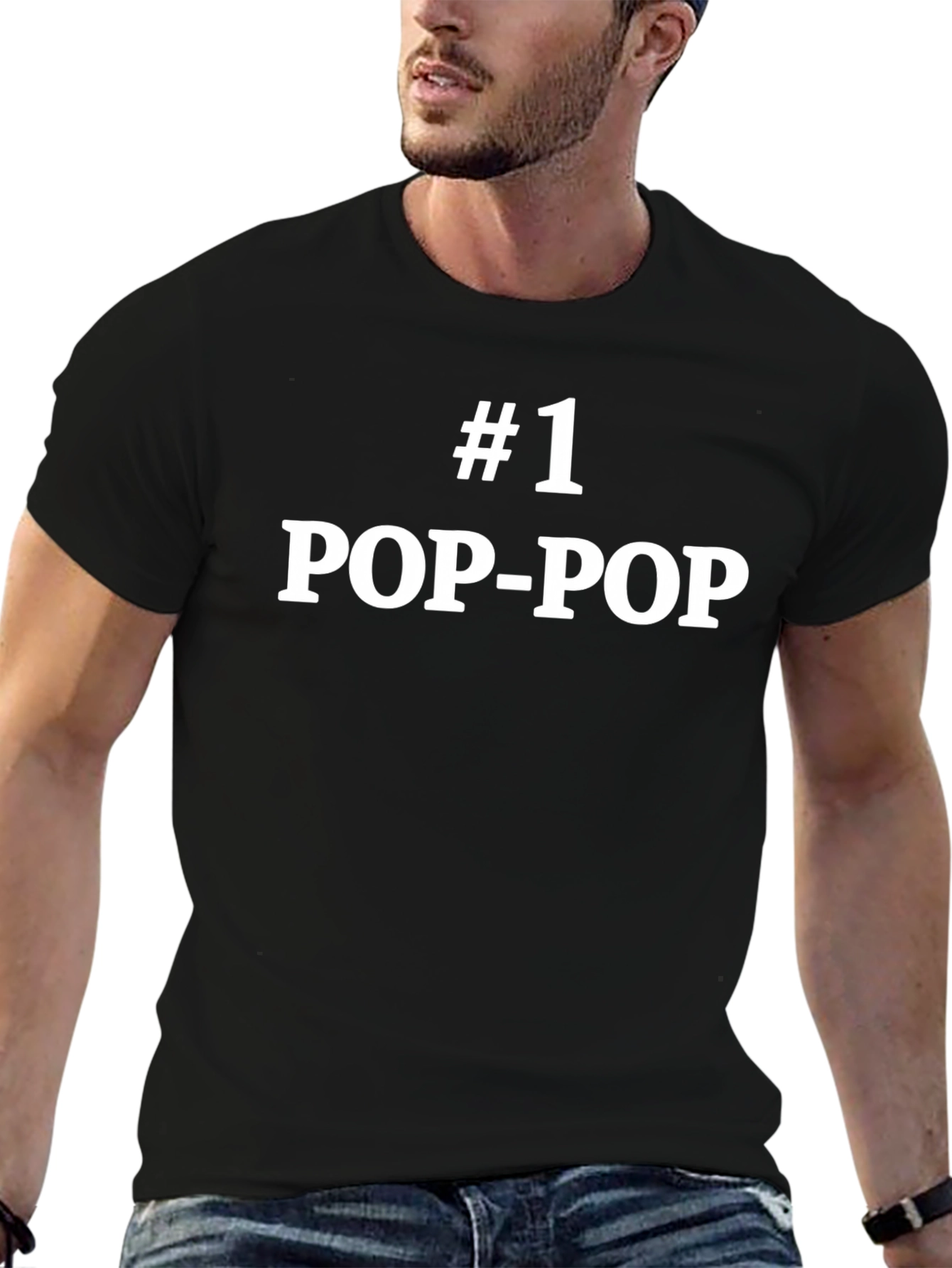 #1 Pop-Pop T-Shirt - Perfect Grandfather Gift!
