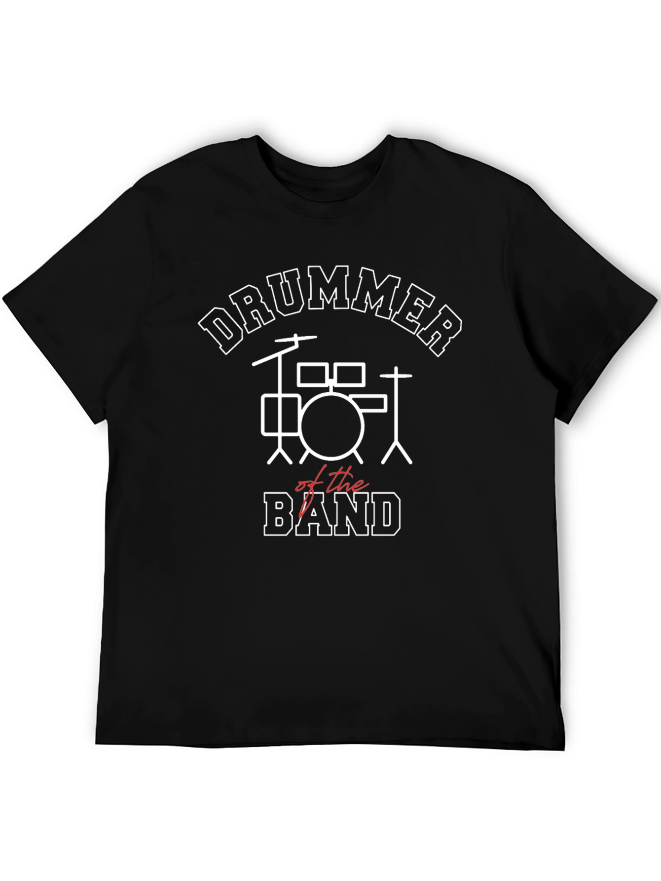 Drummer of the Band Black T-Shirt