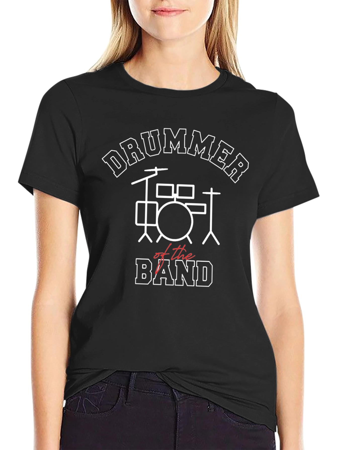 Drummer of the Band Black T-Shirt