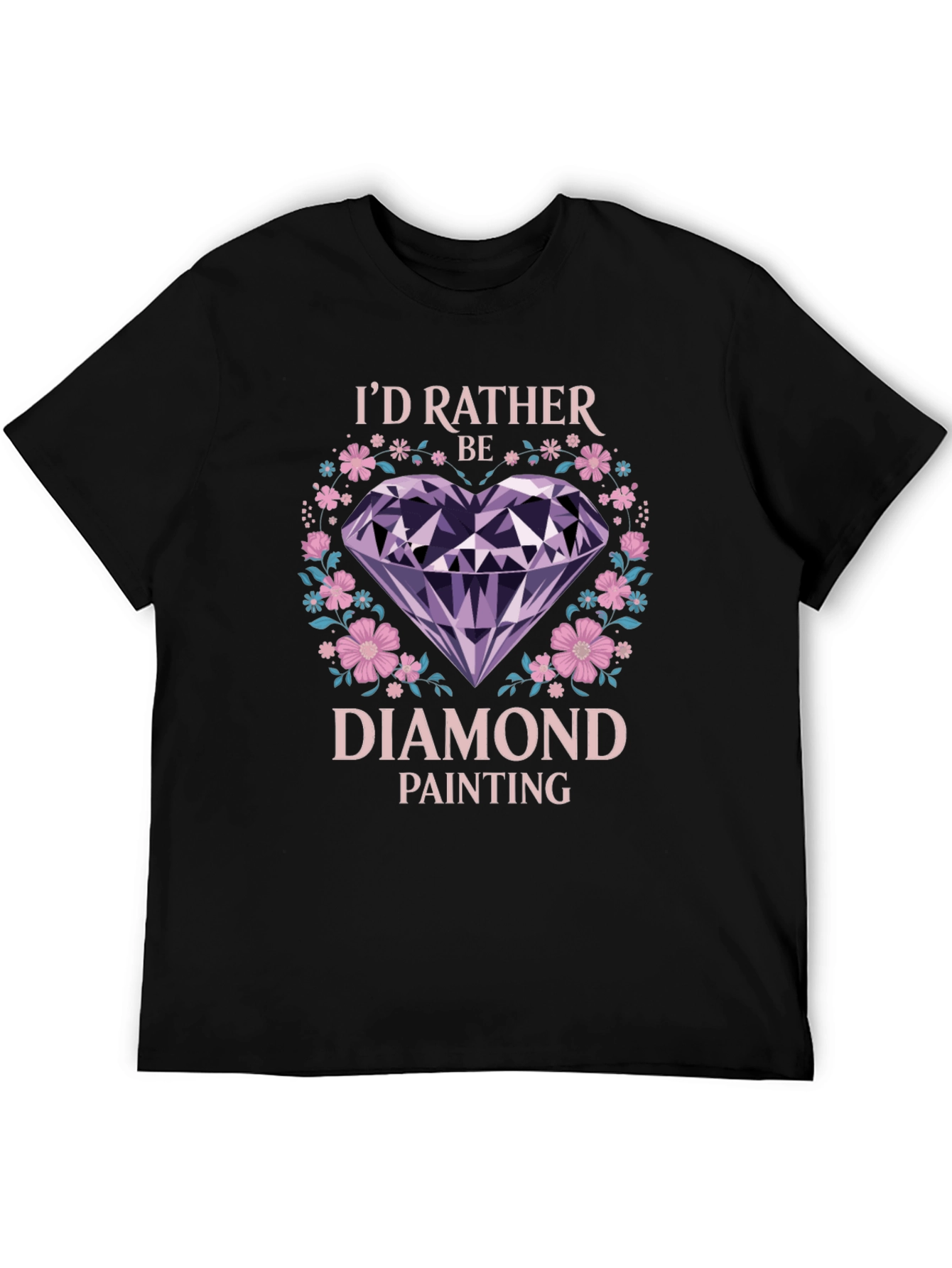 Id Rather Be Diamond Painting T-Shirt