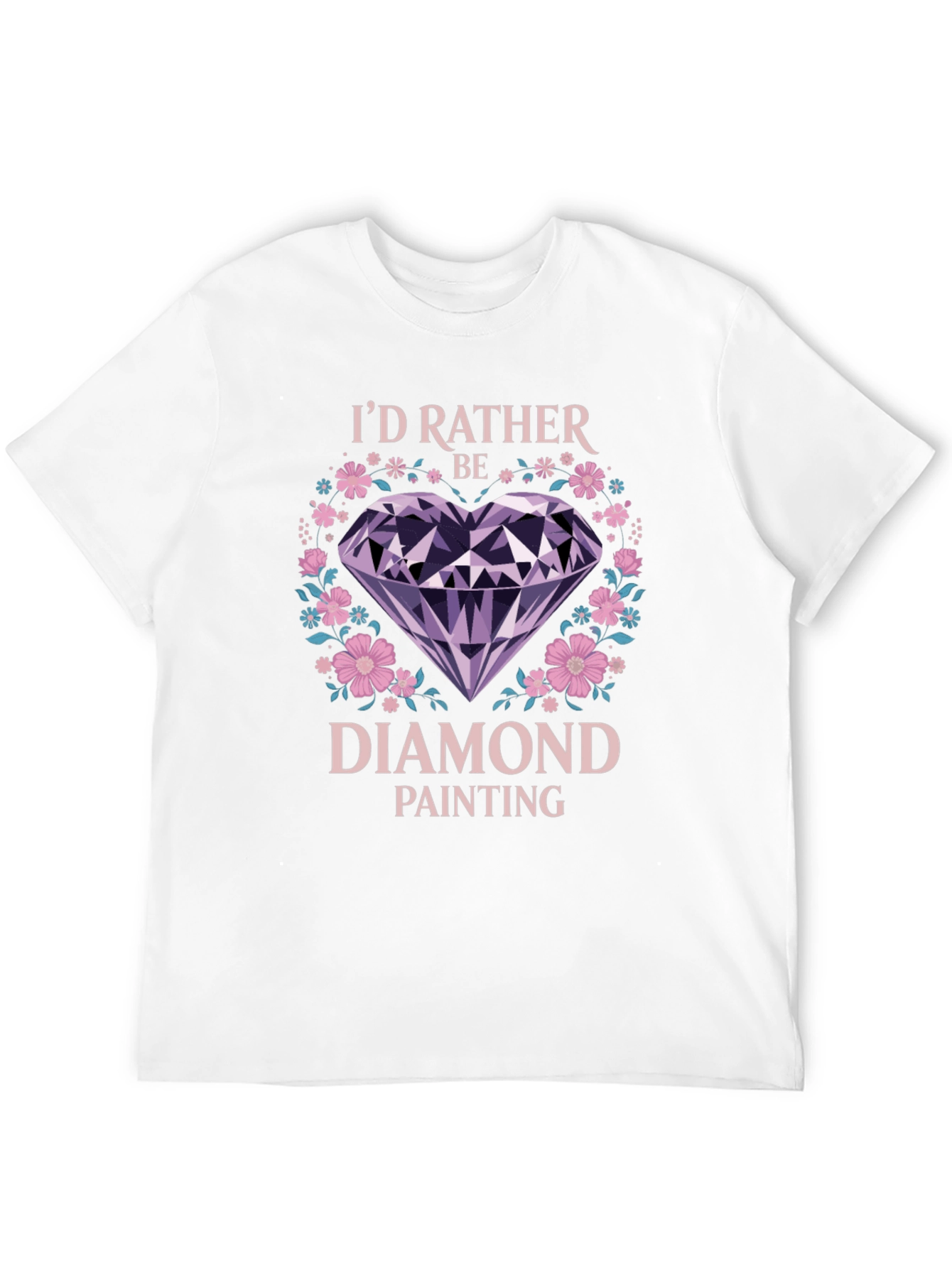Id Rather Be Diamond Painting T-Shirt