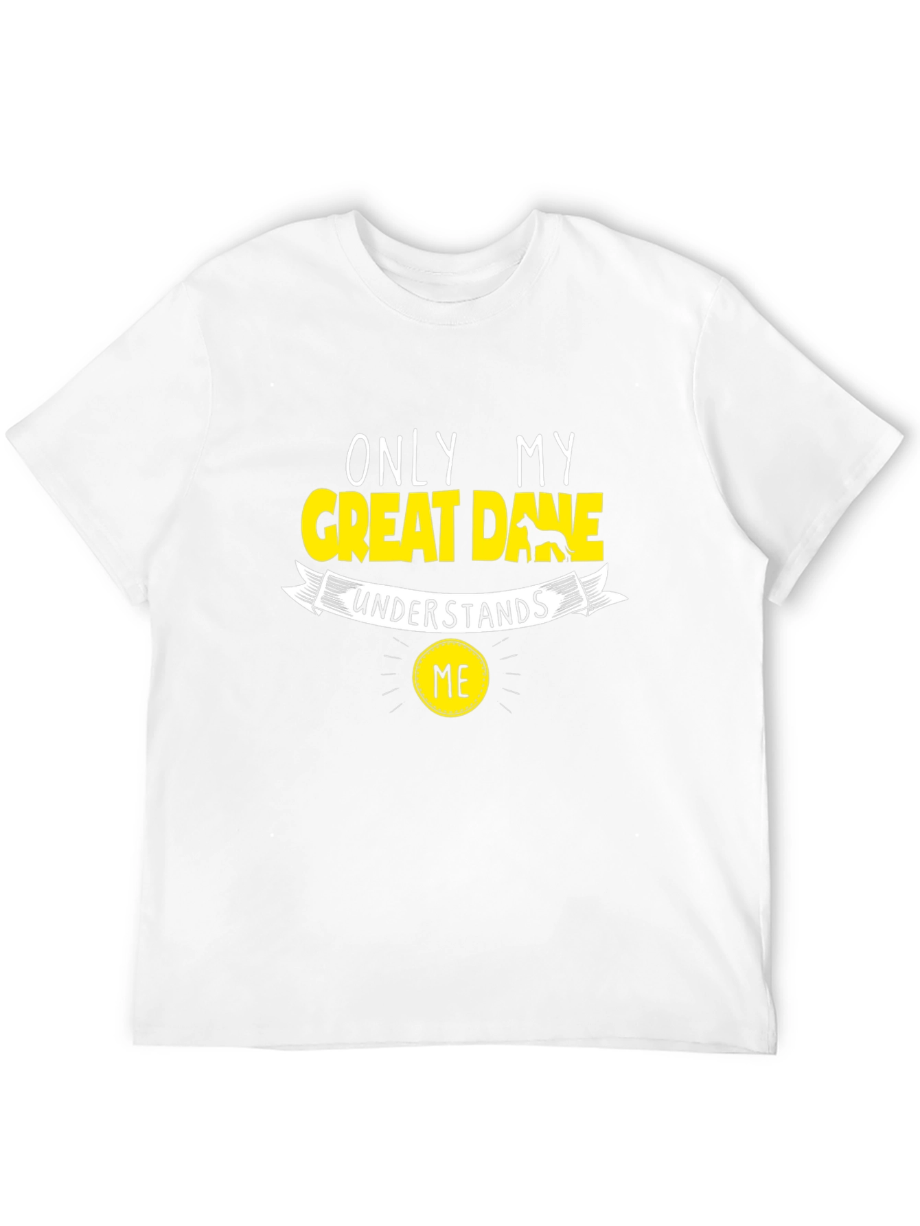 Great Dane Lover Black T-Shirt