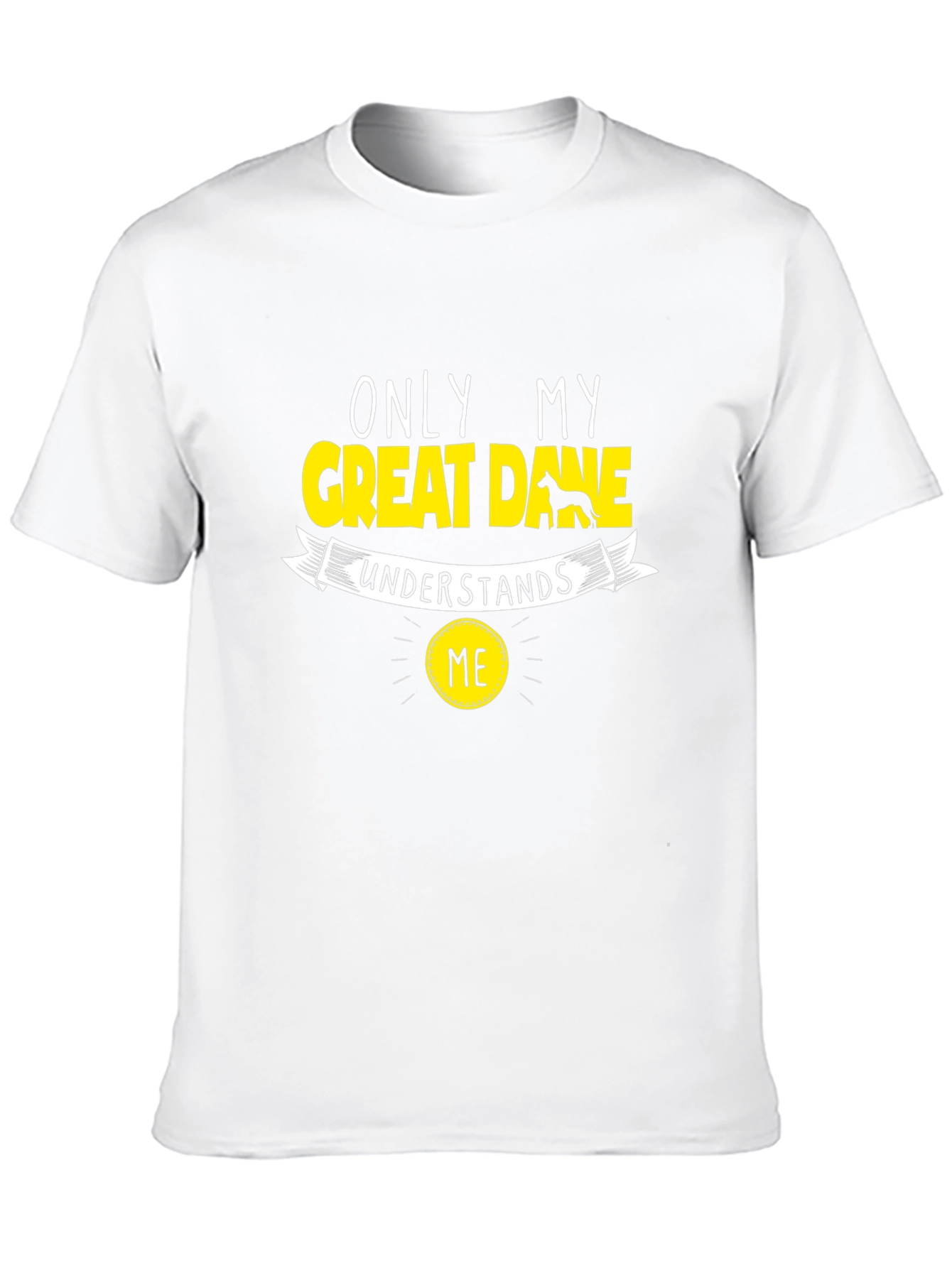 Great Dane Lover Black T-Shirt