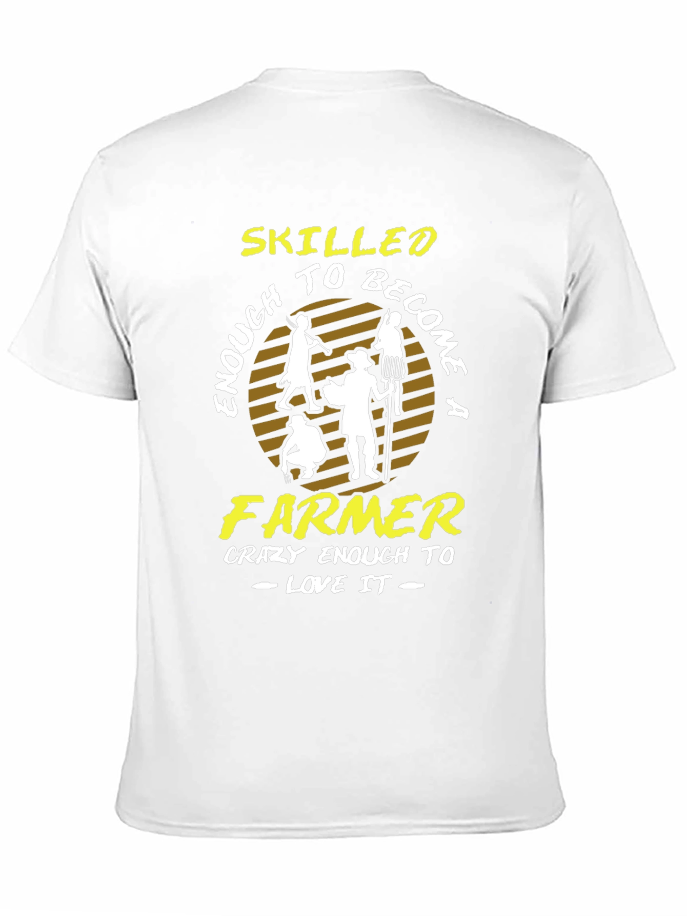 Skilled Farmer Graphic Tee - Black Cotton