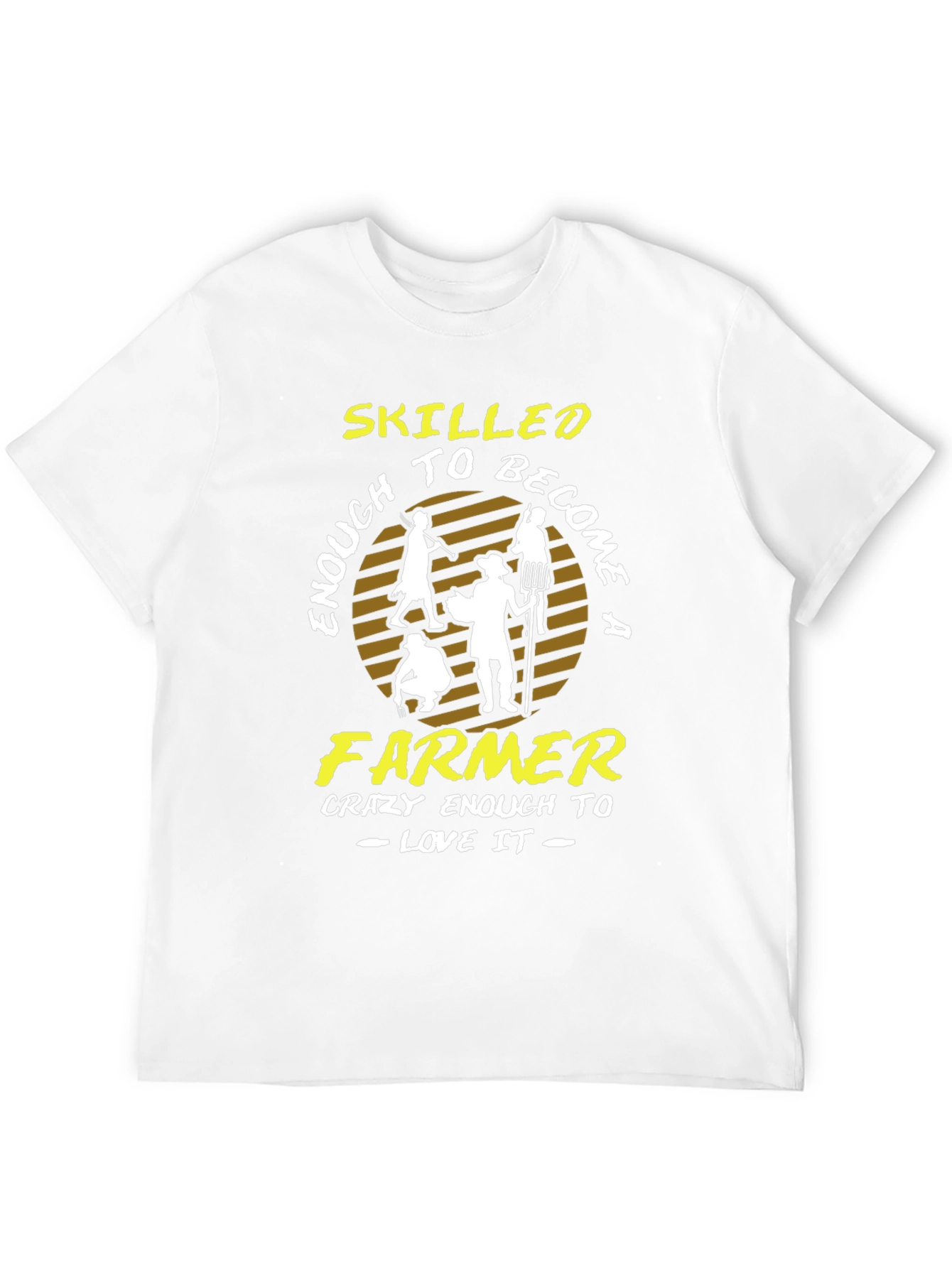 Skilled Farmer Graphic Tee - Black Cotton