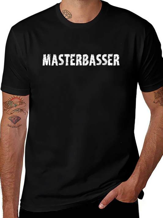 Masterbasser Graphic T-Shirt - Black Cotton Tee