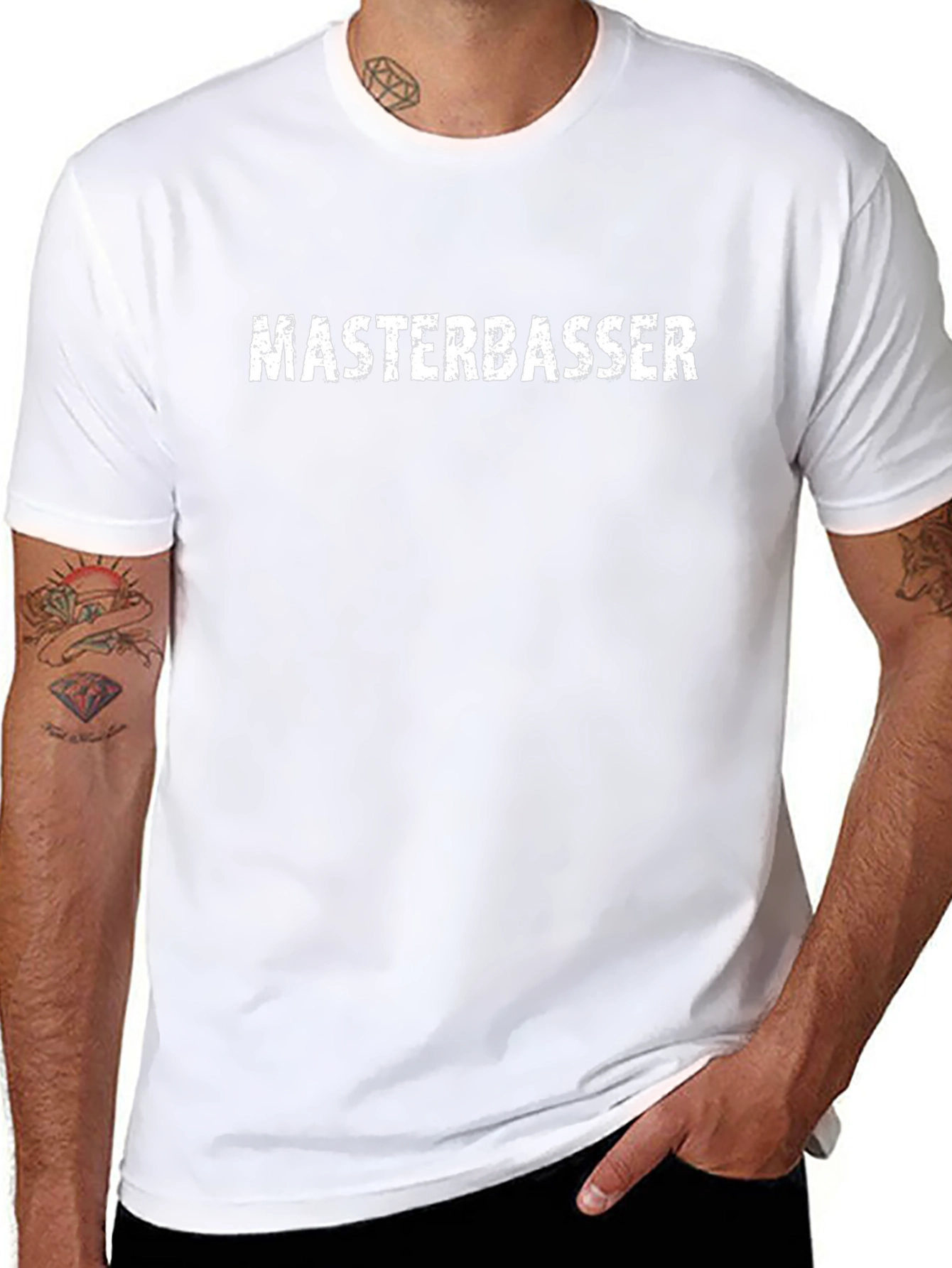 Masterbasser Graphic T-Shirt - Black Cotton Tee