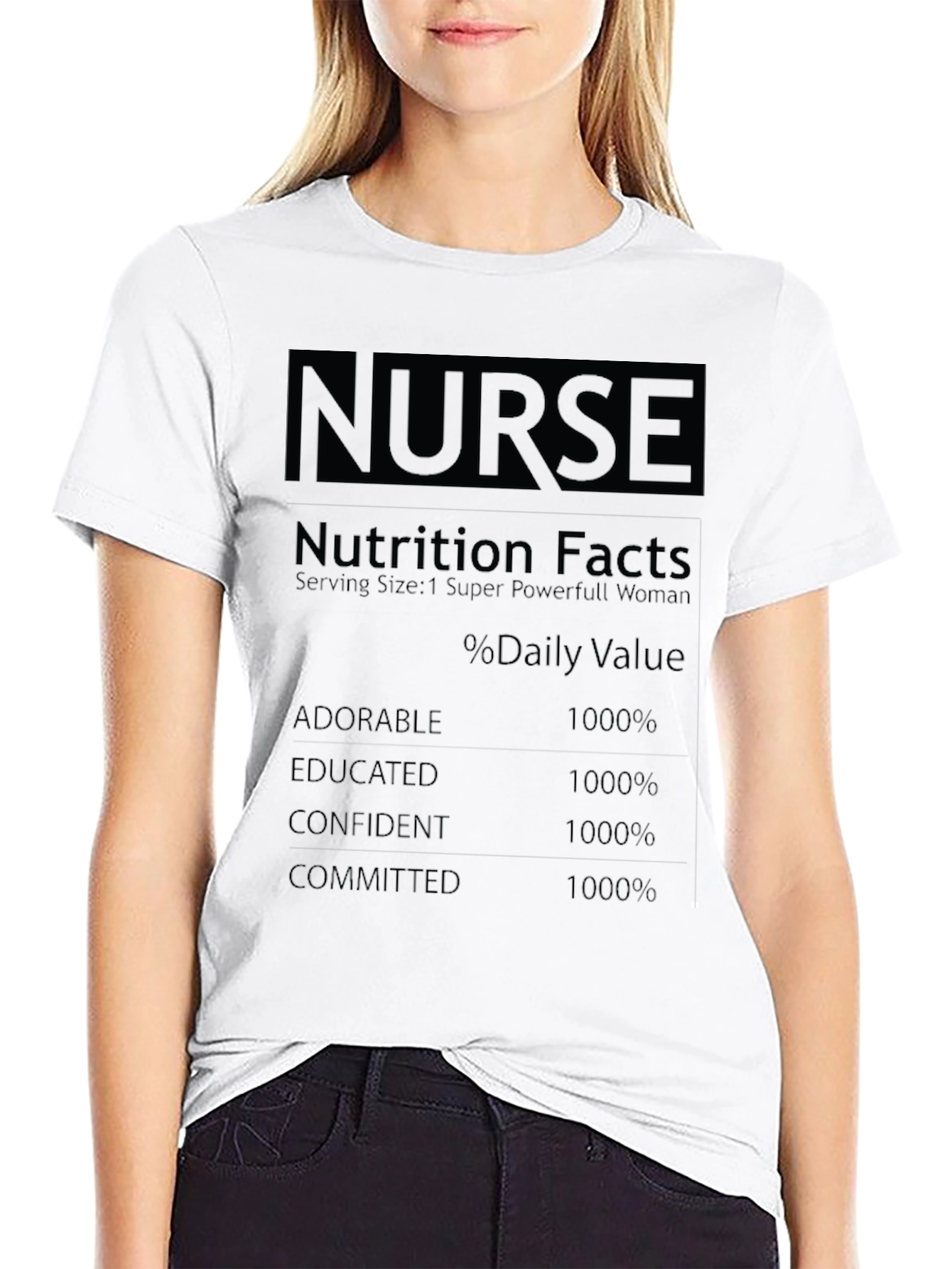 Nurse Nutrition Facts T-Shirt