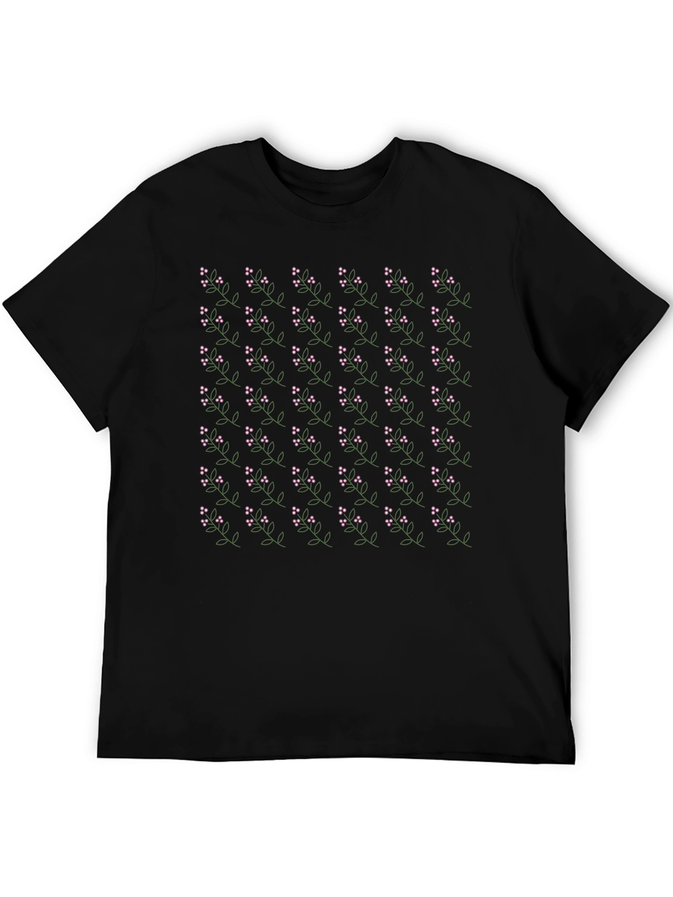 Berry Vine T-Shirt - Black