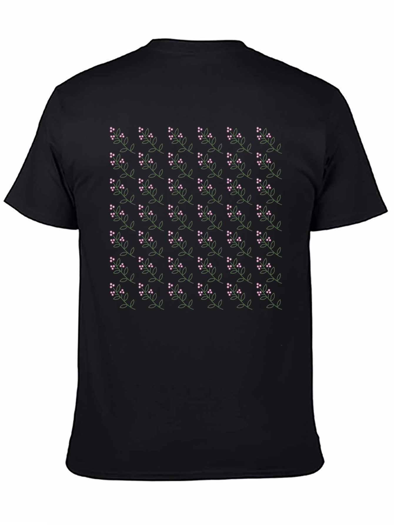 Berry Vine T-Shirt - Black