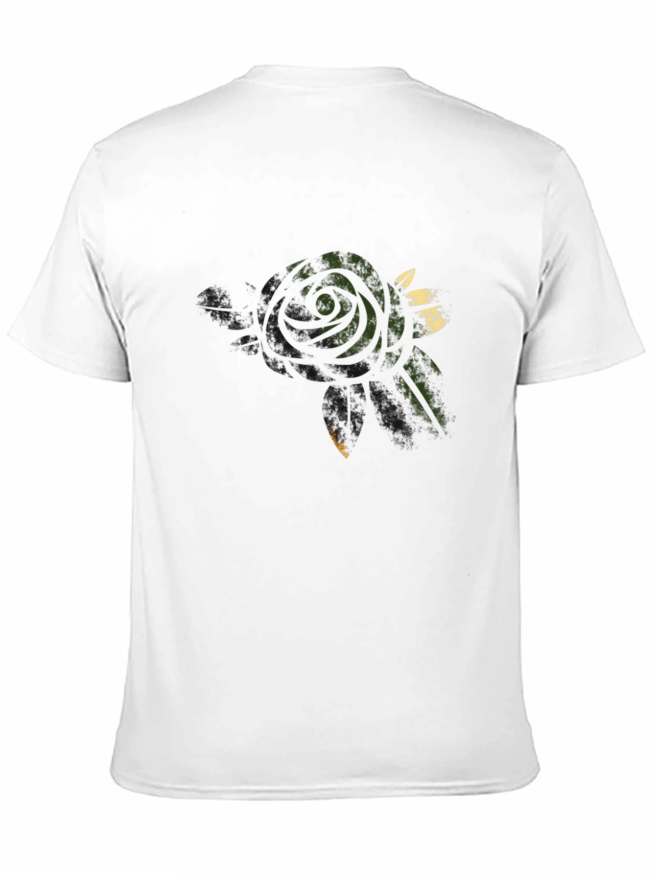 Rose Graphic Black T-Shirt