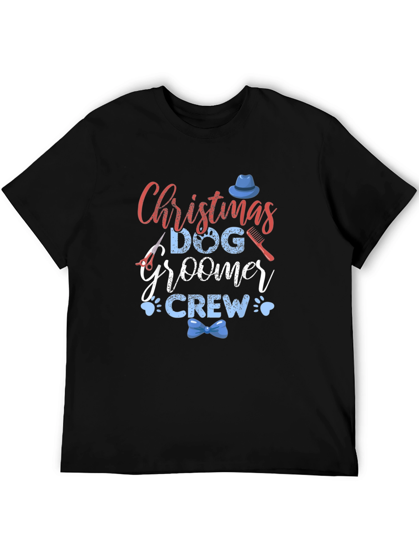 Christmas Dog Groomer Crew T-Shirt