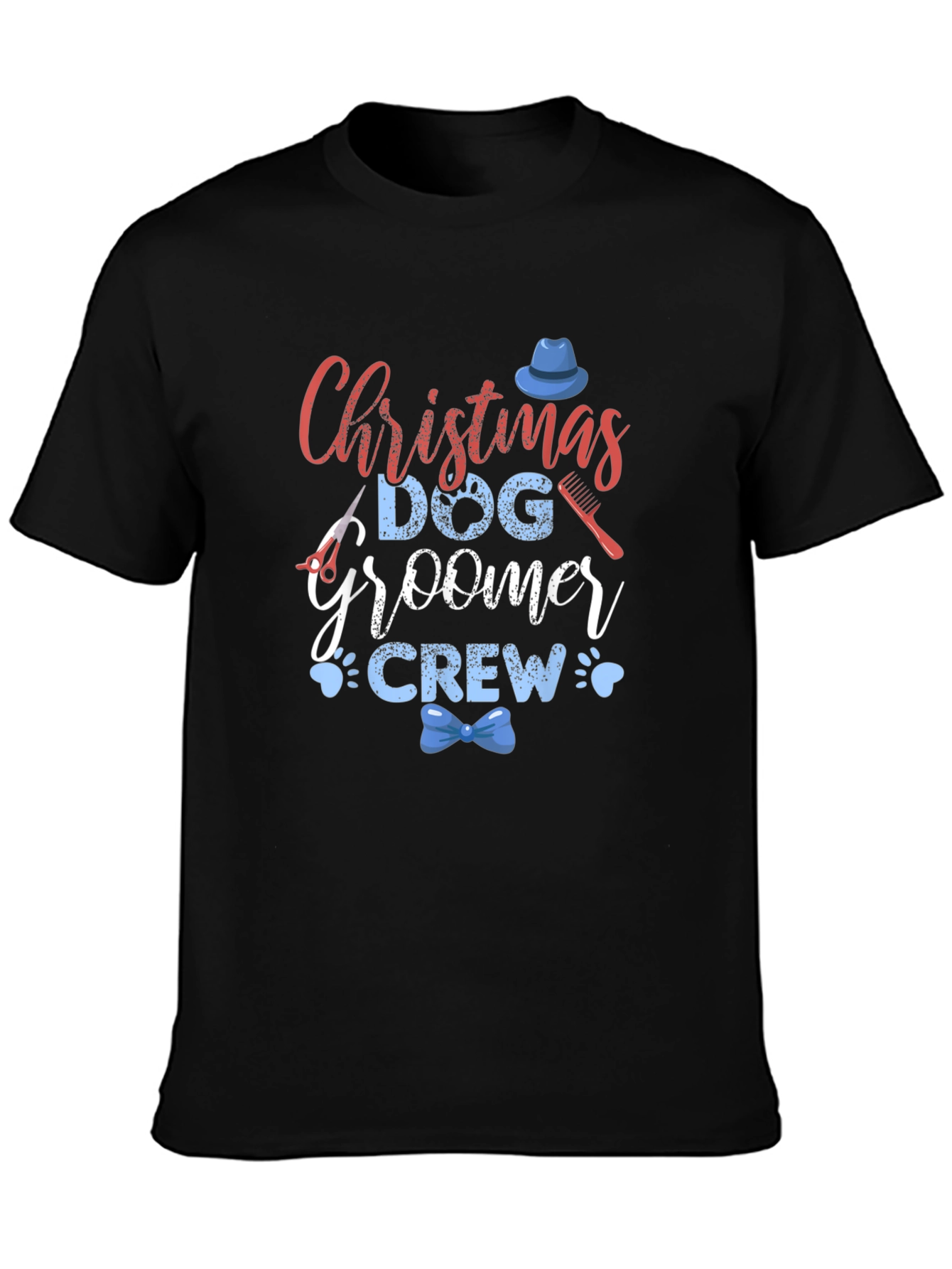 Christmas Dog Groomer Crew T-Shirt