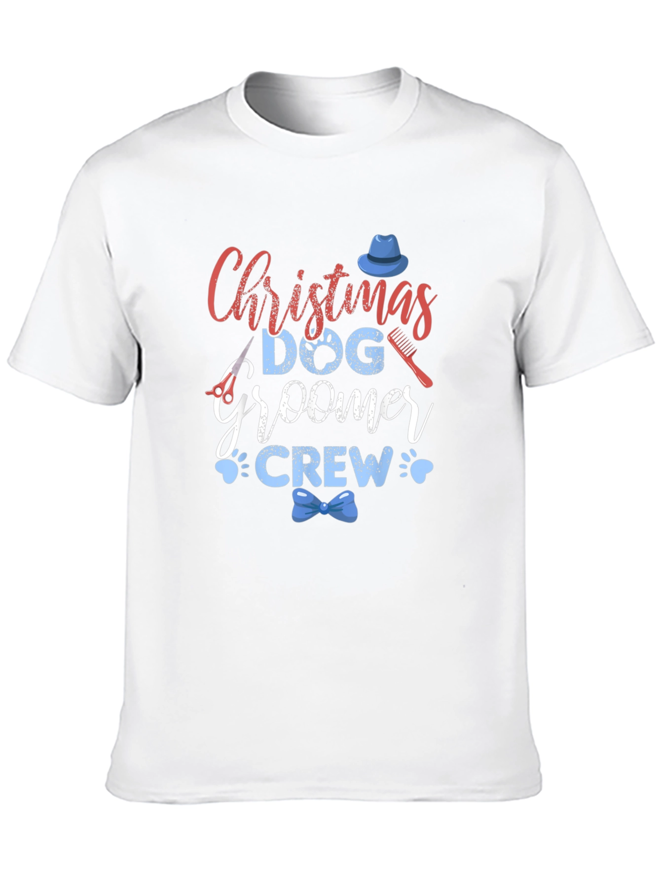 Christmas Dog Groomer Crew T-Shirt