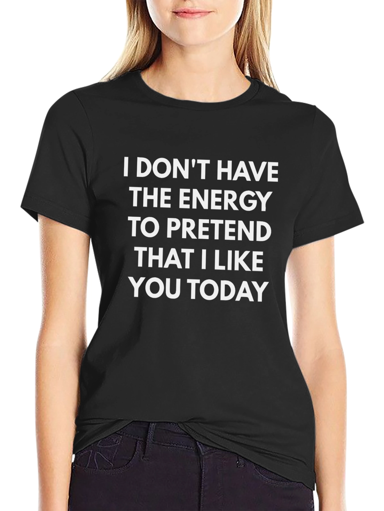 Funny Graphic T-Shirt - No Energy Today
