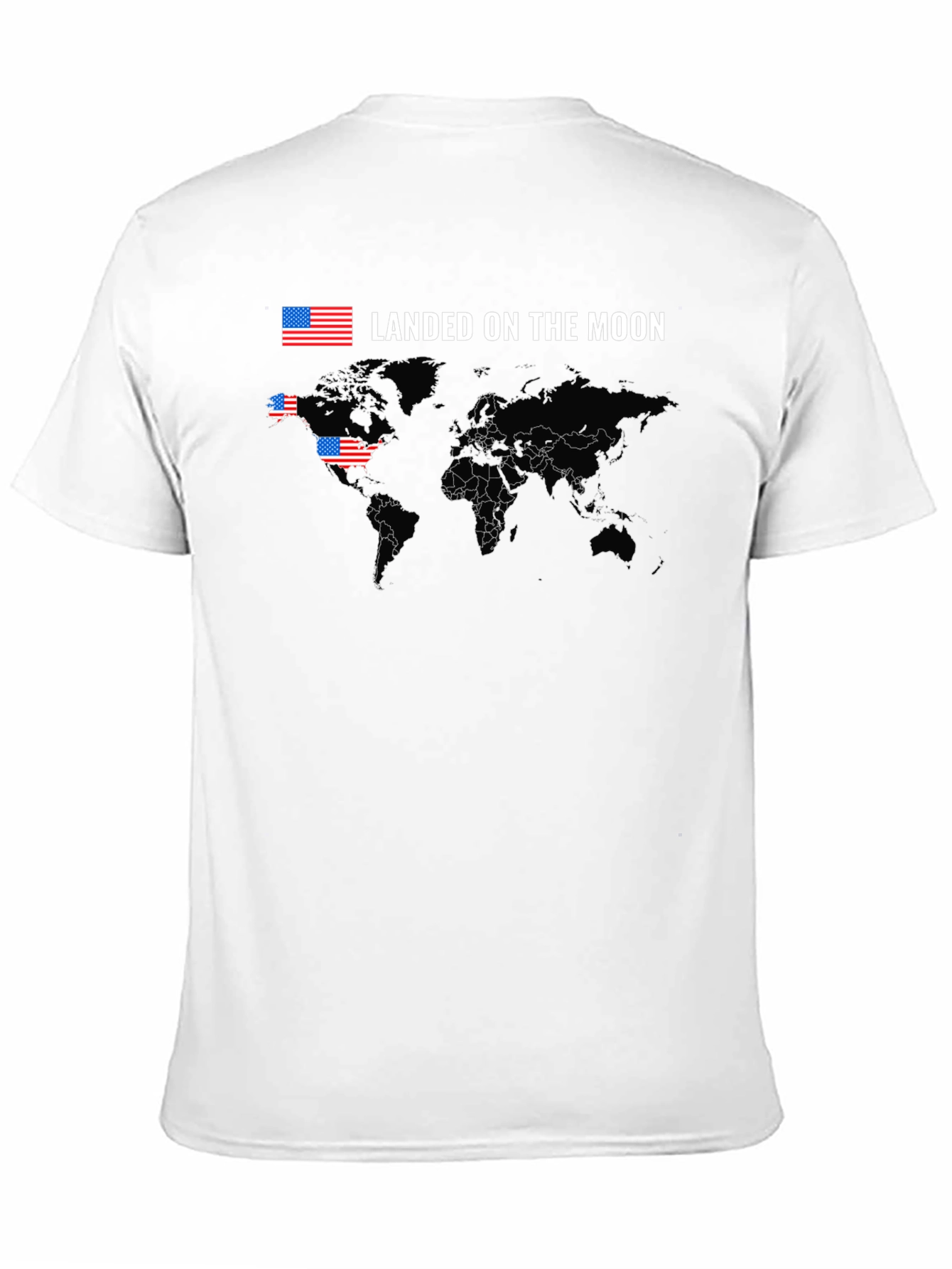 USA Landed on the Moon Graphic T-Shirt