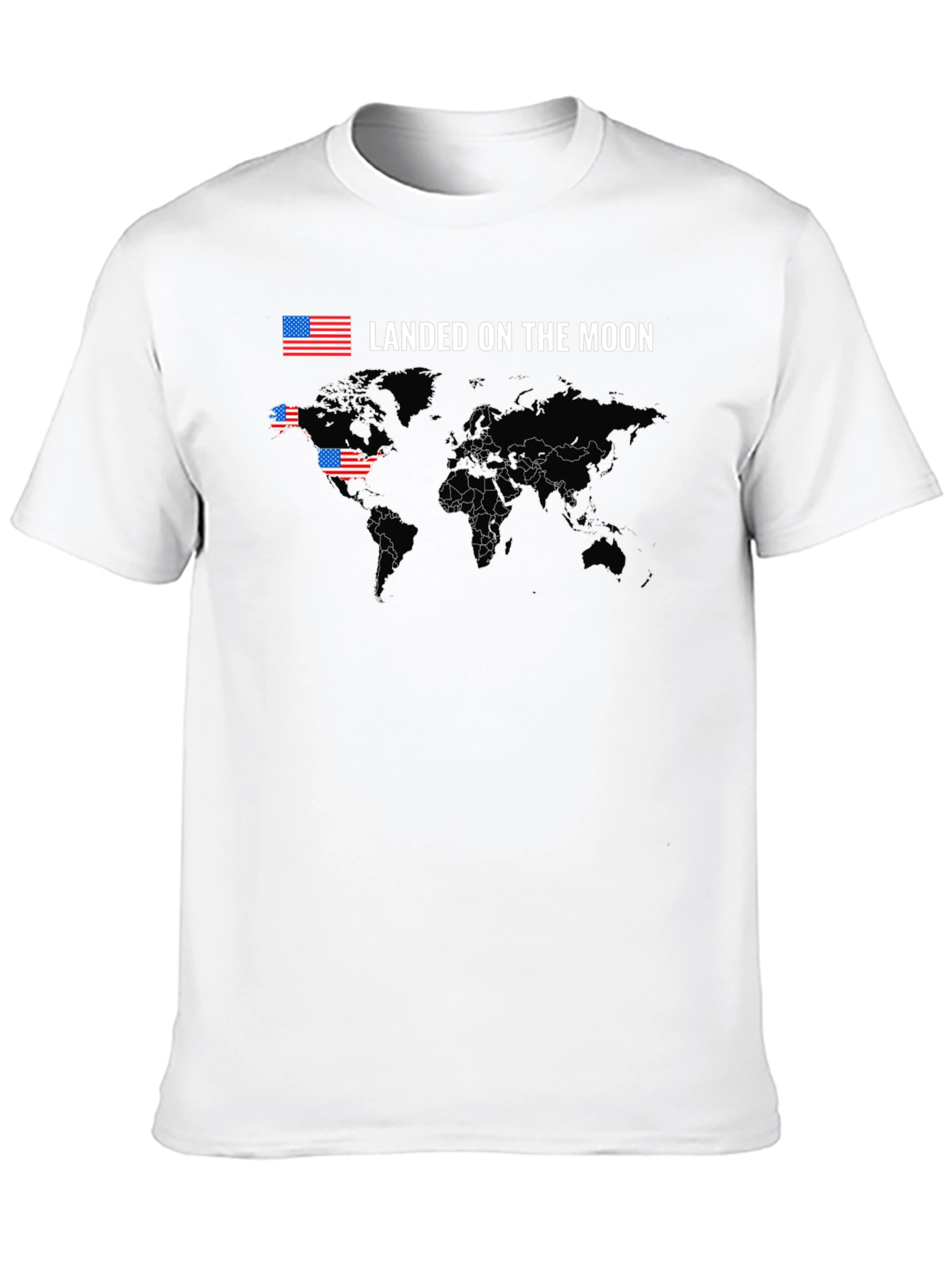 USA Landed on the Moon Graphic T-Shirt