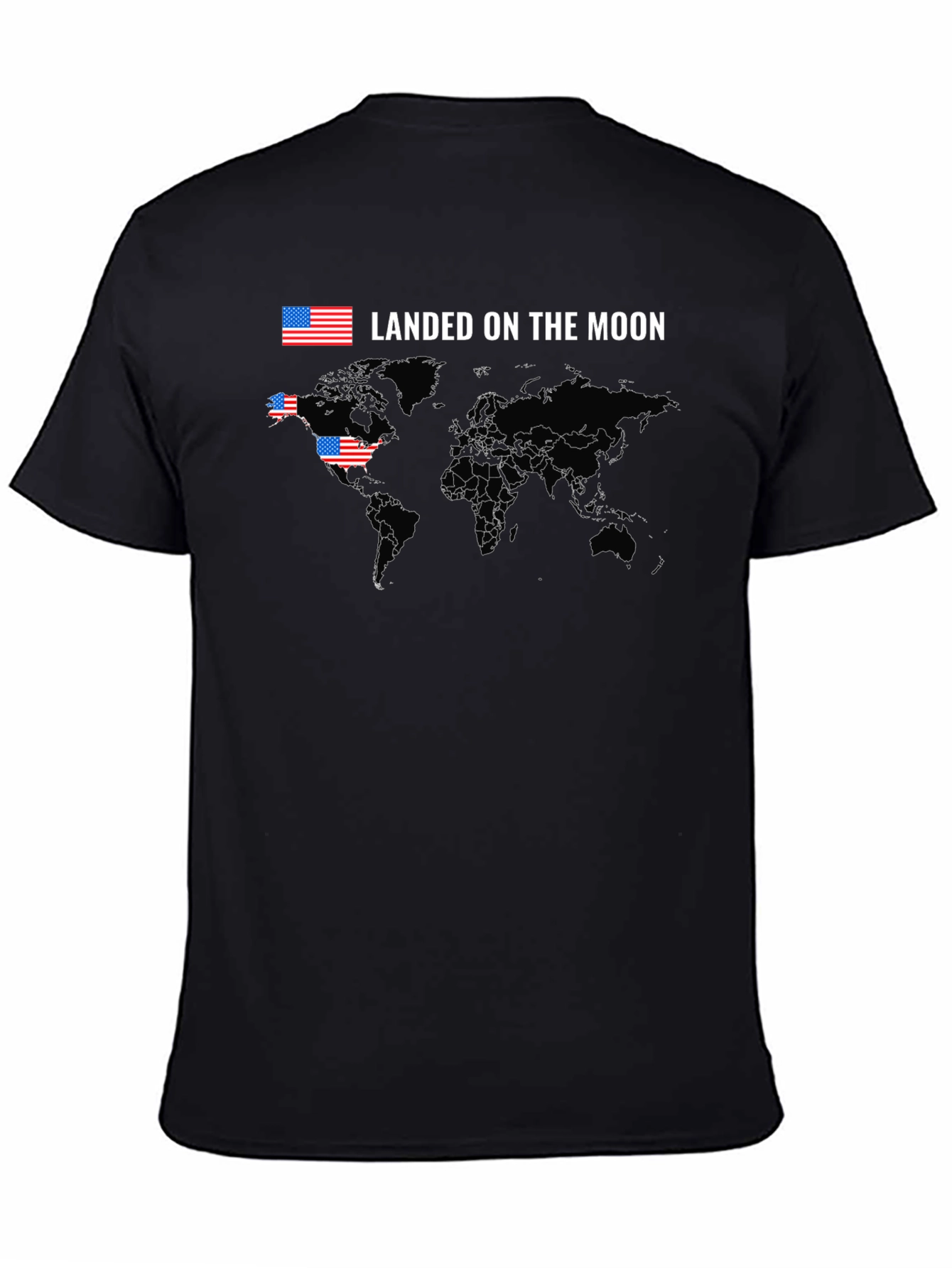 USA Landed on the Moon Graphic T-Shirt
