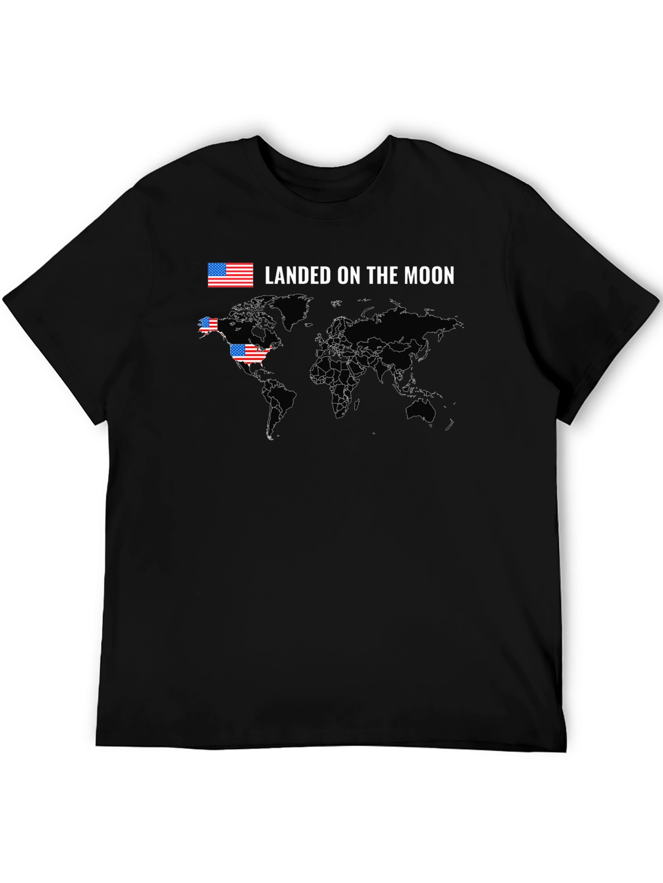 USA Landed on the Moon Graphic T-Shirt
