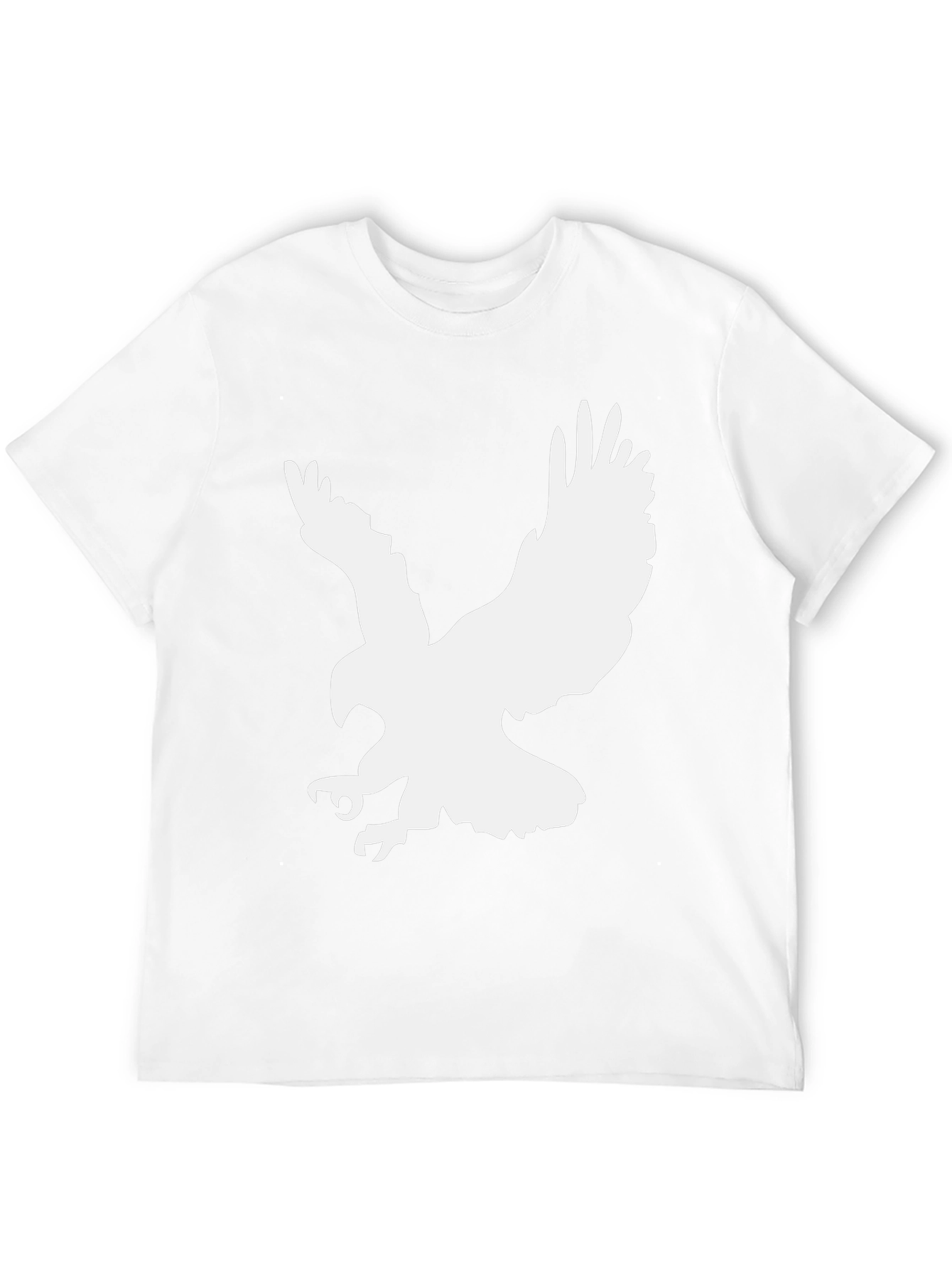 Black Eagle Graphic Tee - Cool Bird Print Shirt