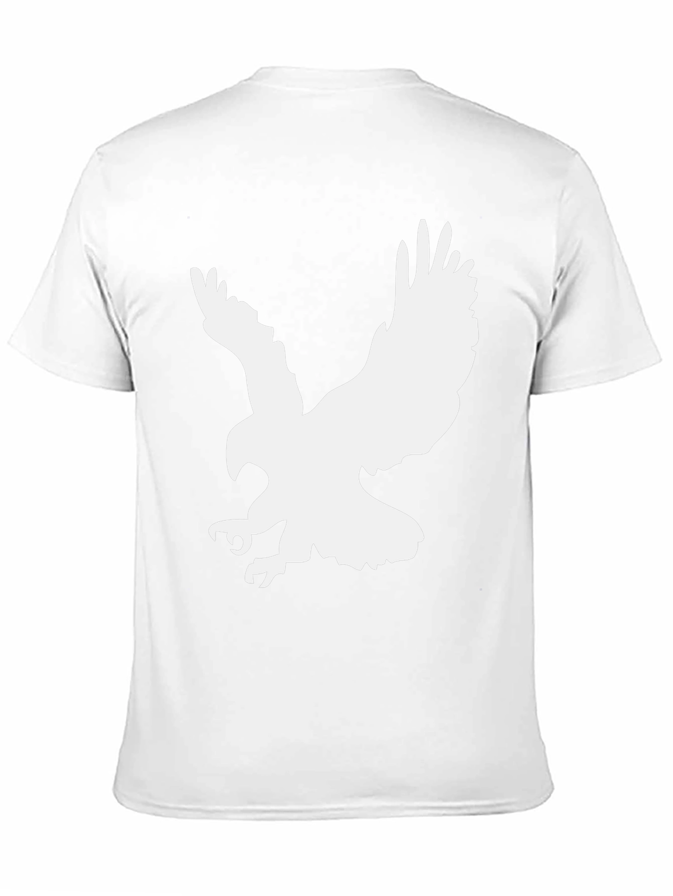 Black Eagle Graphic Tee - Cool Bird Print Shirt