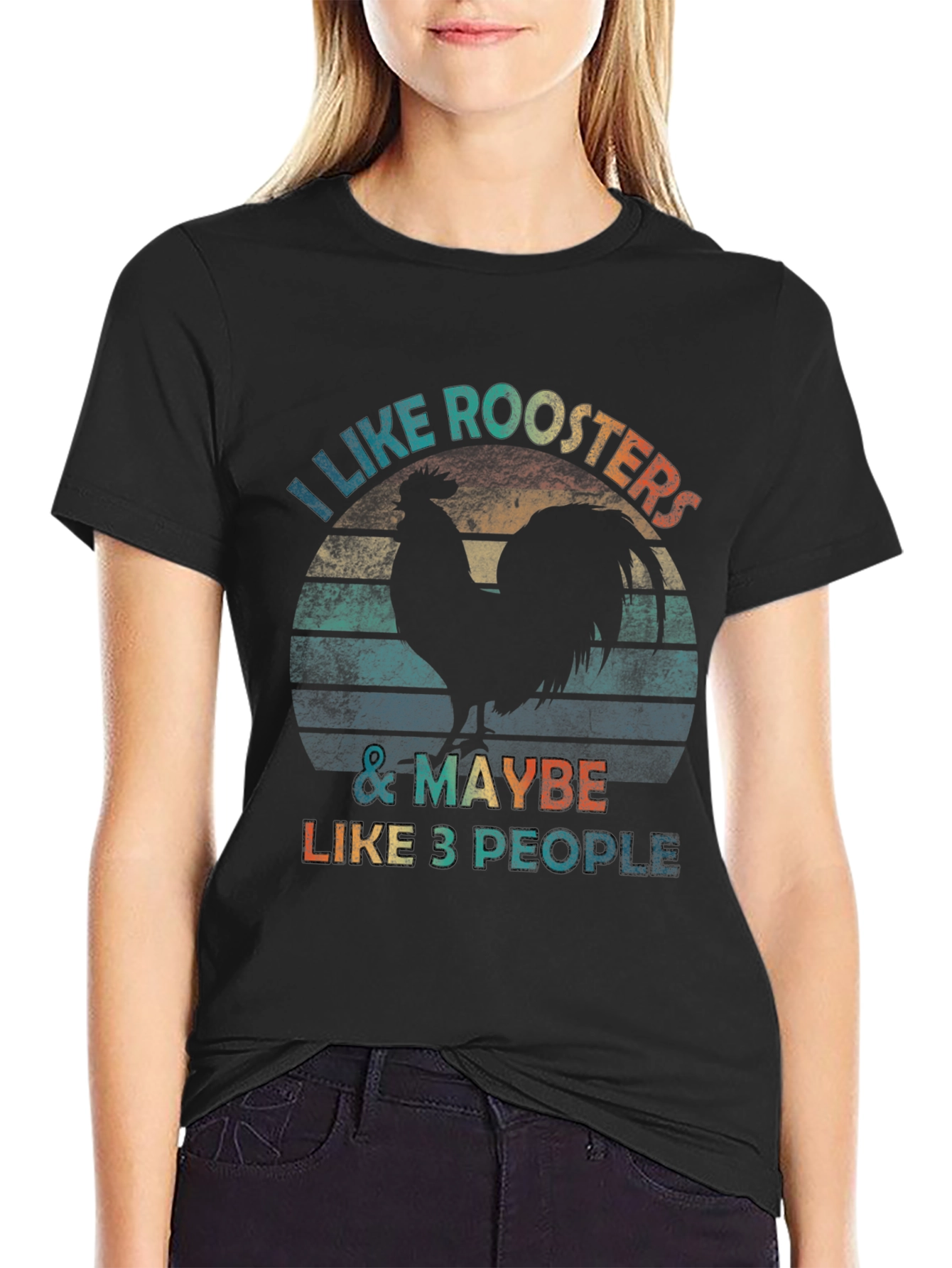 I Like Roosters & Maybe 3 People T-Shirt