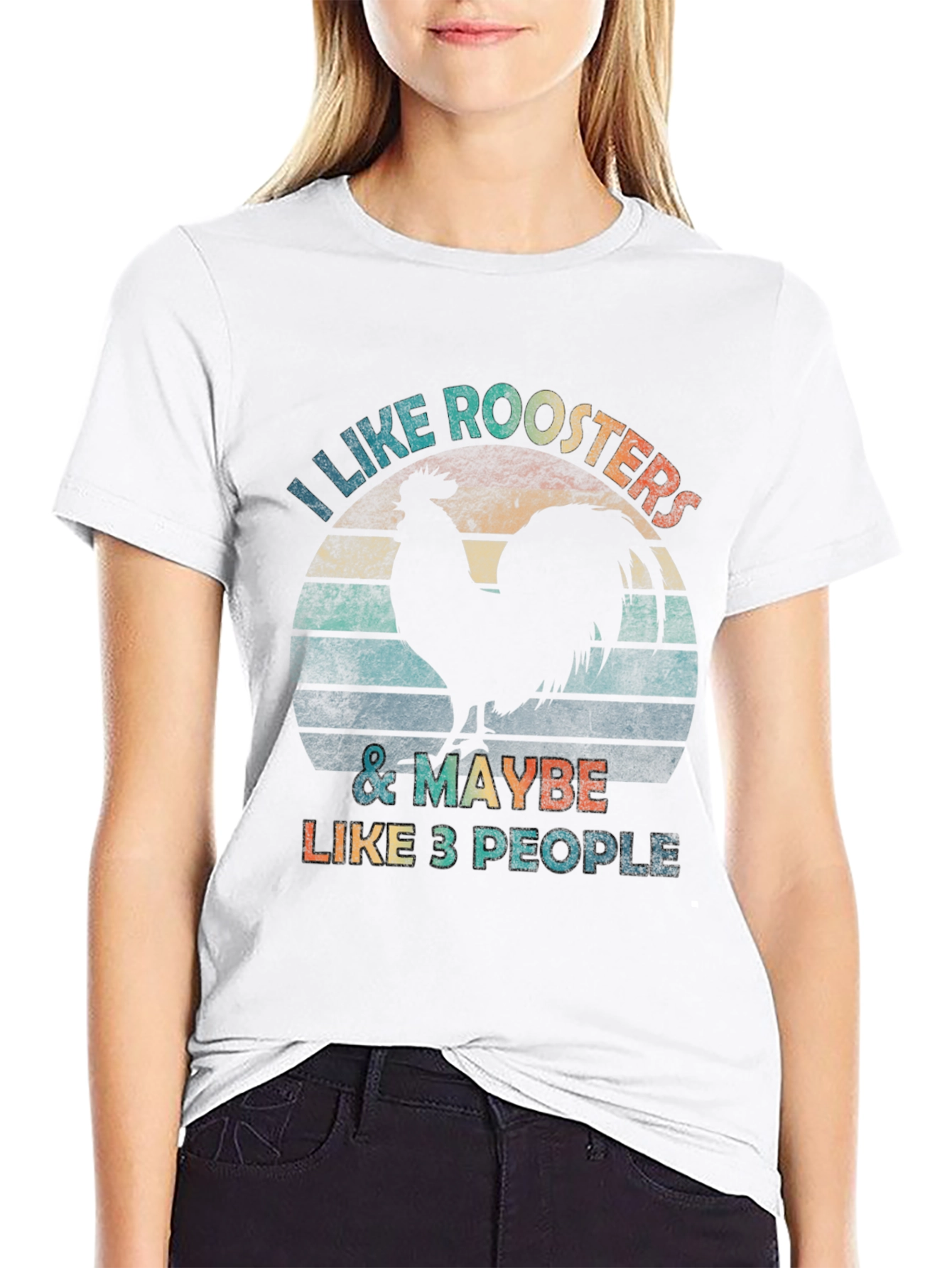 I Like Roosters & Maybe 3 People T-Shirt